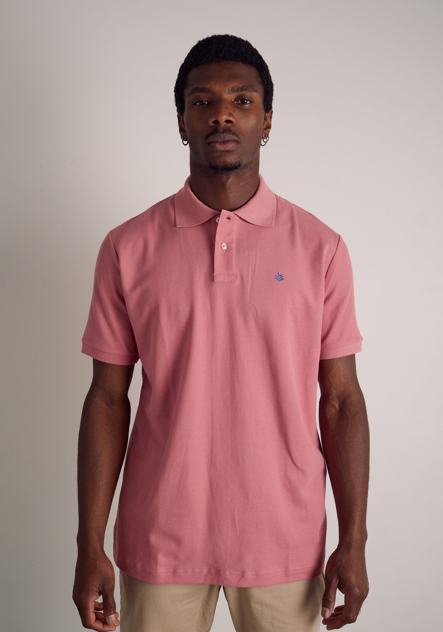 Camiseta Polo H L-Azm Rosado Med - imagen 3