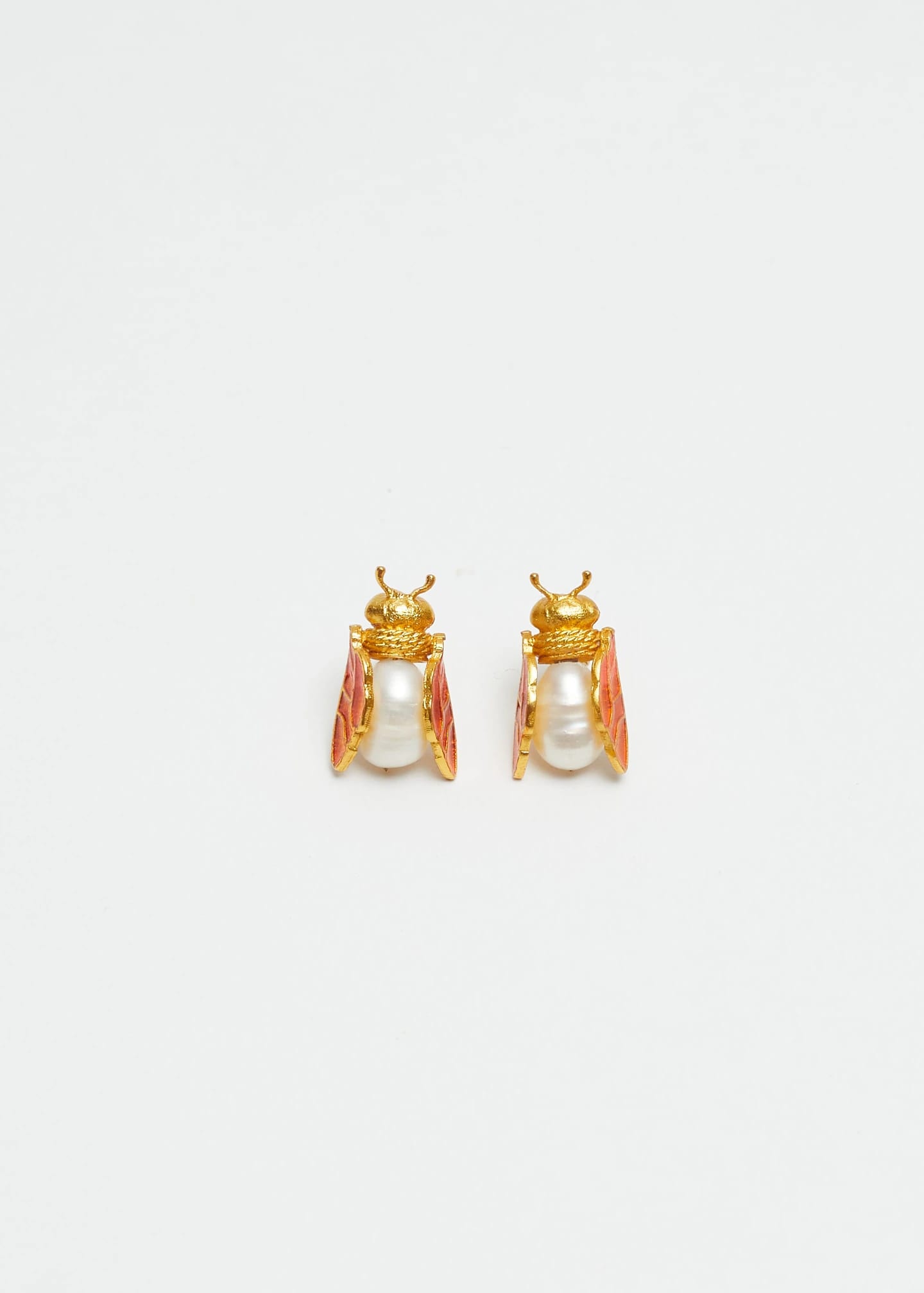 Aretes Worker Bee Naranja - imagen 1