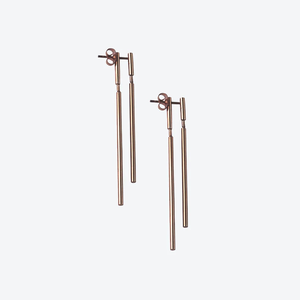 Aretes Ravdo Plateado - imagen 4
