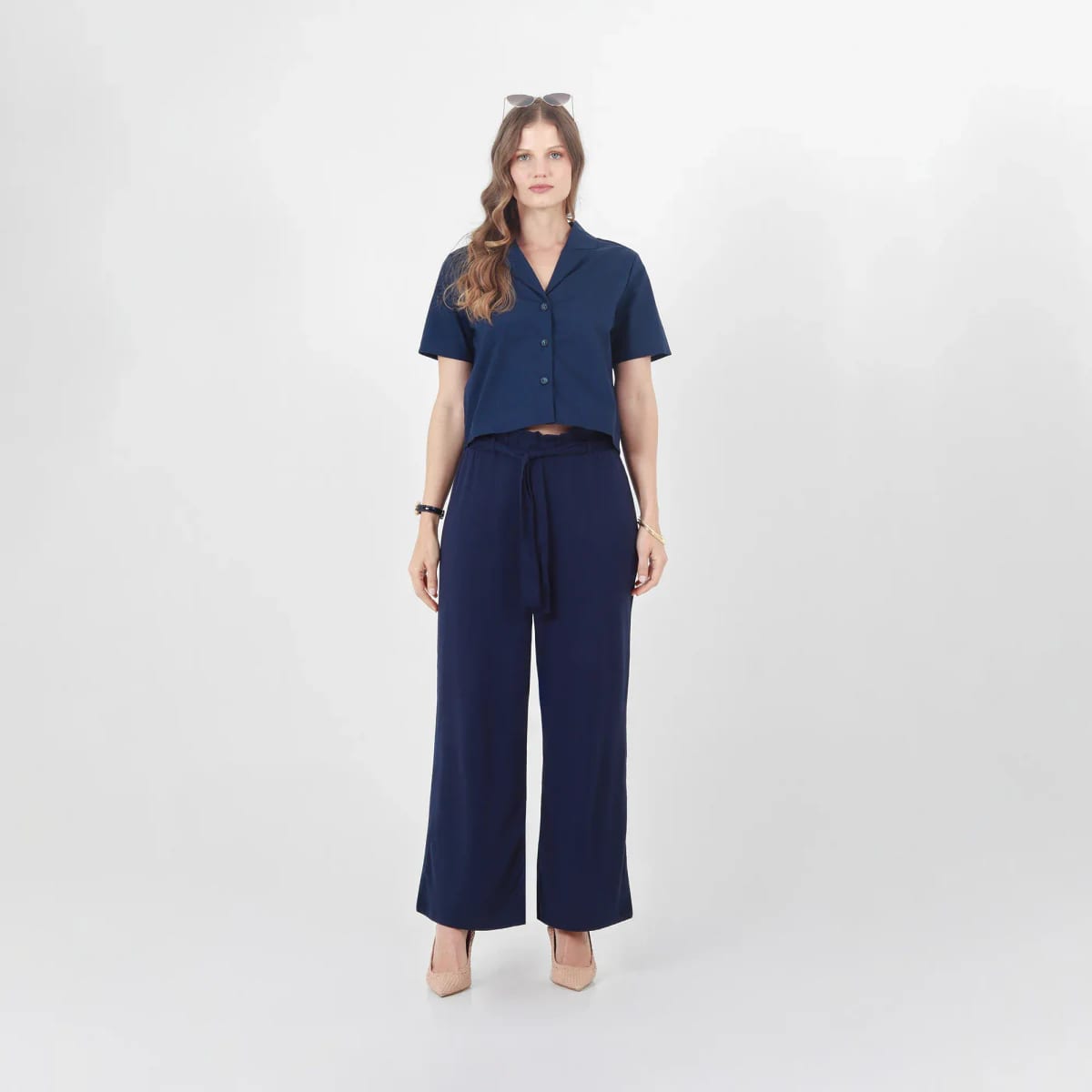 Pantalon Tiro Alto Bota Flare - imagen 1