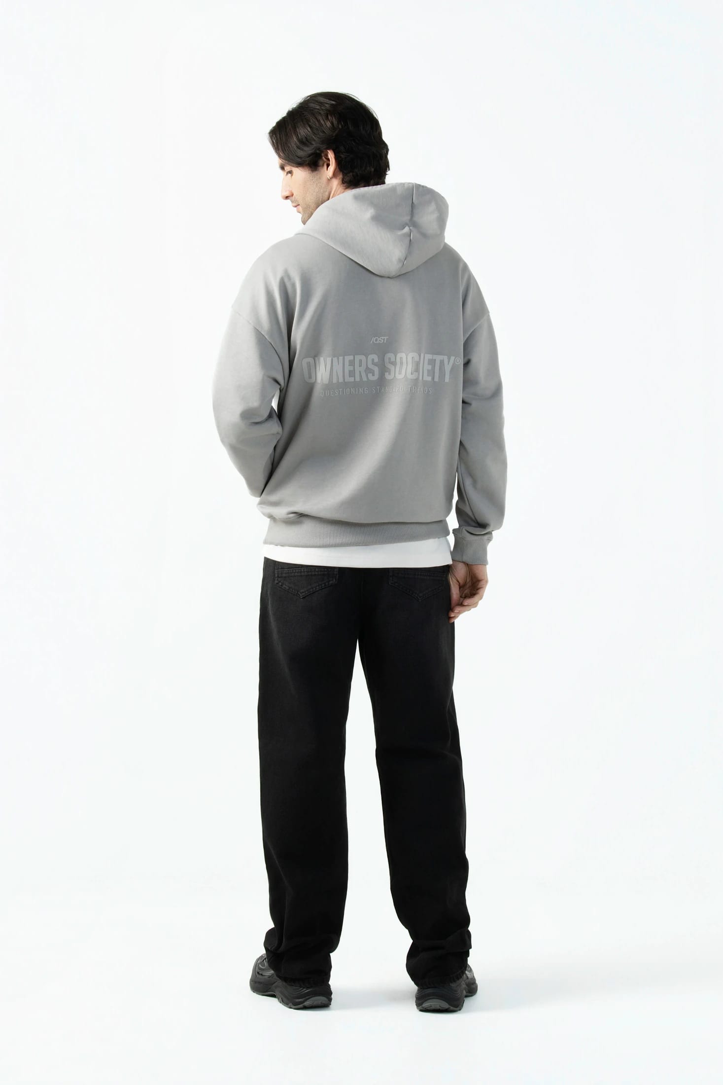 BUZO CERRADO COLOR GRIS CLR - imagen 6