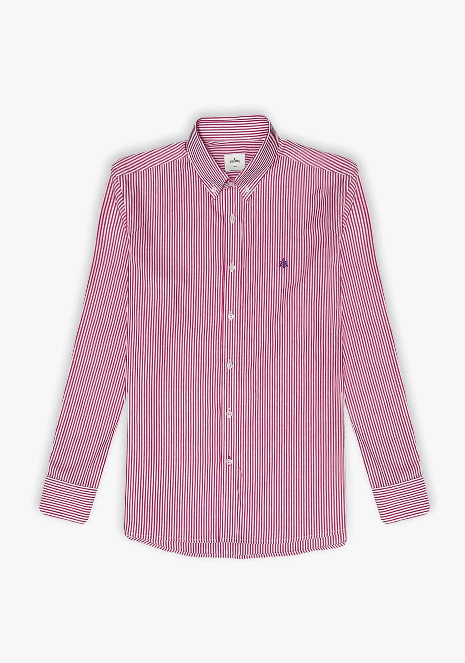Camisa Whitman Líneas Fucsia-Blanco - imagen 1