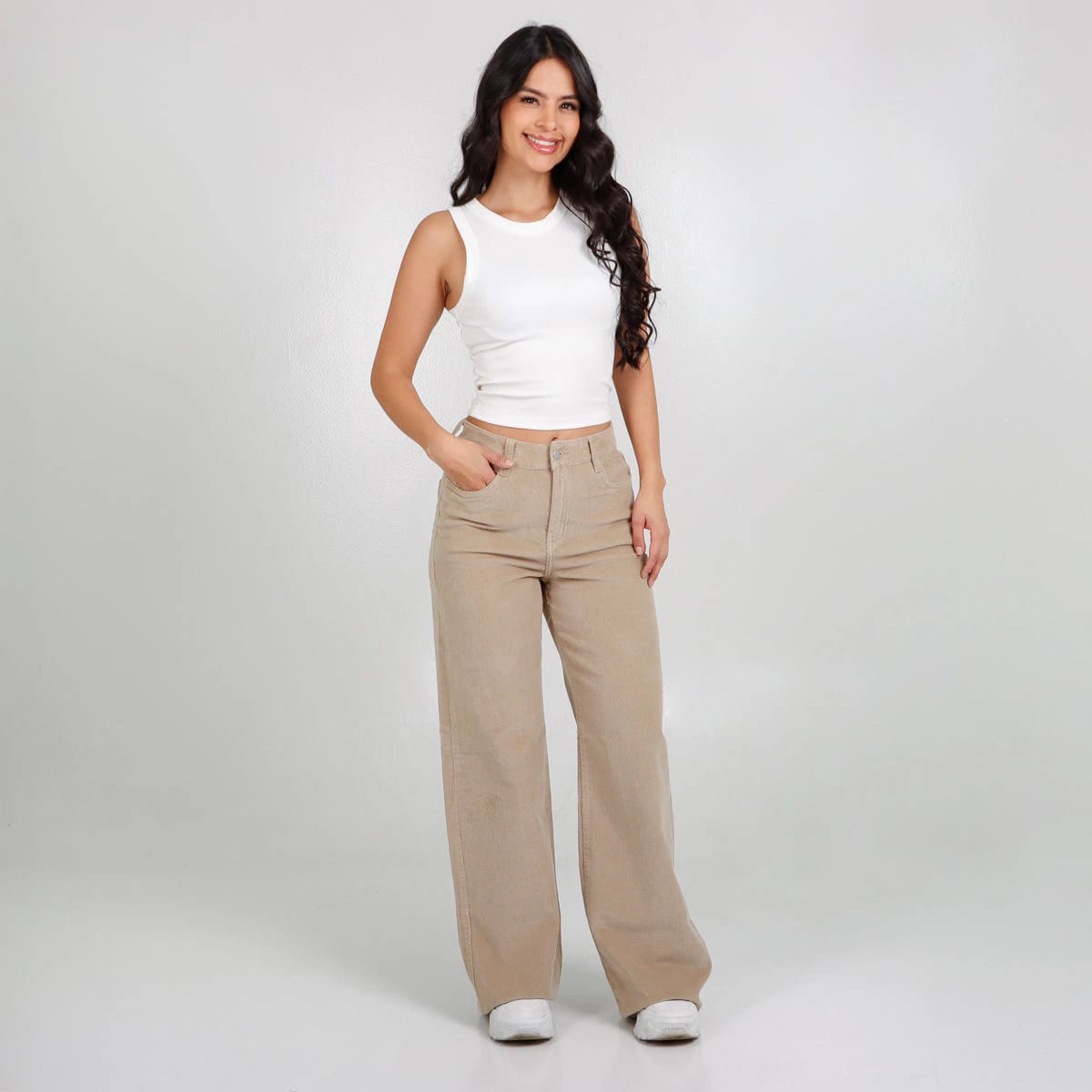 Pantalon Pana Wide Leg Ax-3137 Licrado - imagen 3