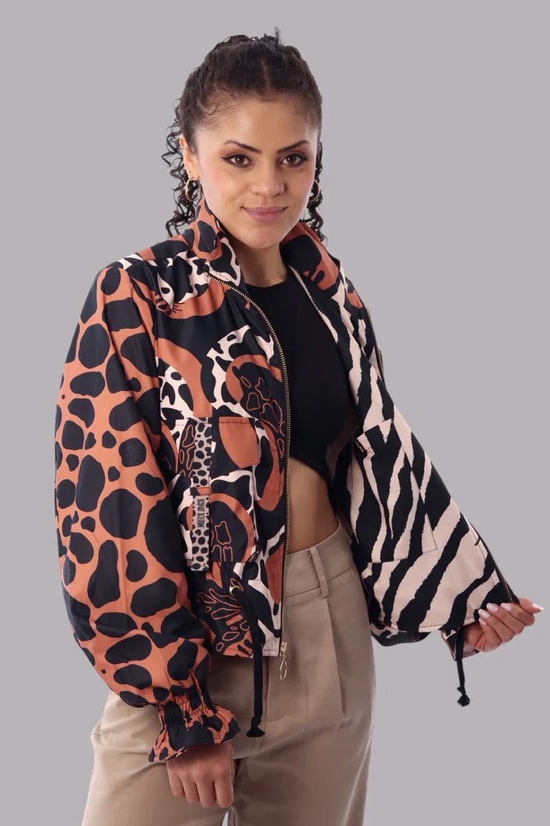 Chaqueta corta estampada Ojo Salvaje - imagen 10
