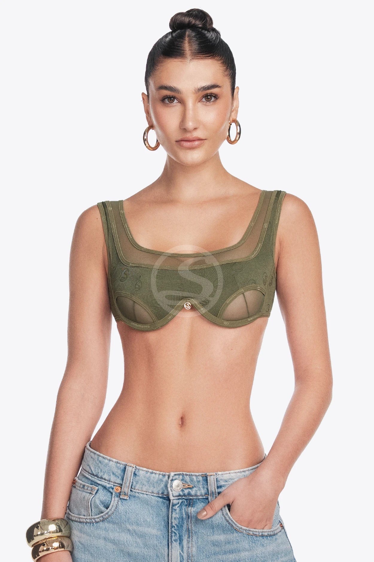 Bralette Flux Verde Santísimas Ref. S-695 - imagen 1