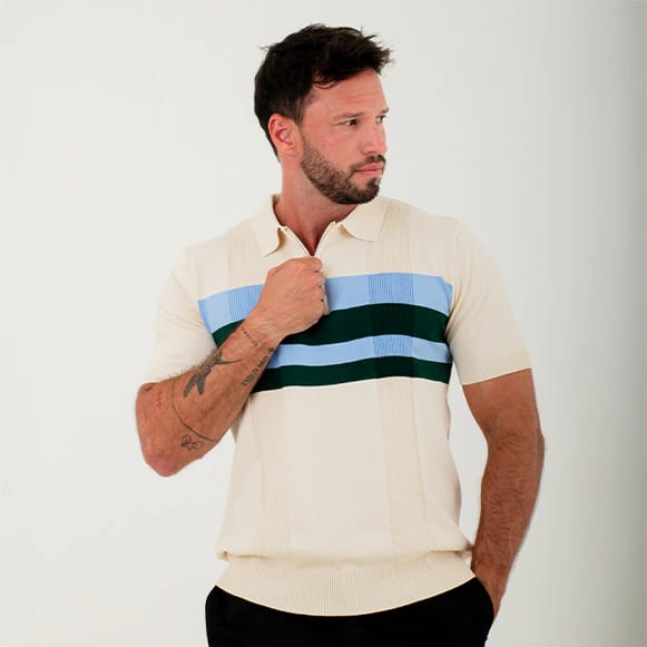SUETER POLO MODA TEJIDO HOMBRE - imagen 8