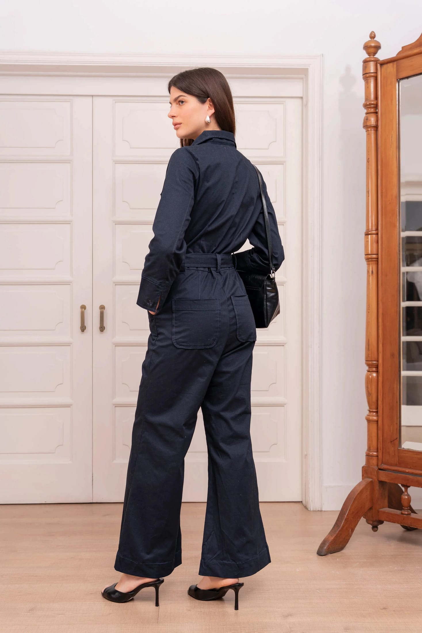 Jumpsuit Mujer Azul Oscuro - imagen 3