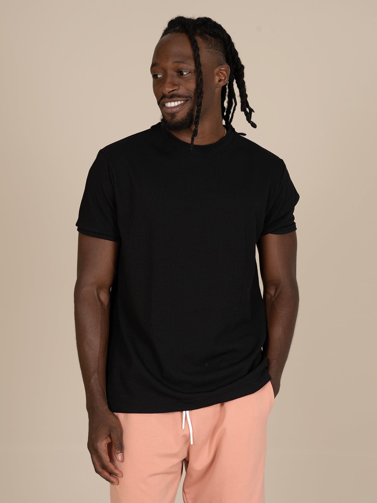 Camiseta atenas slim negra - imagen 5