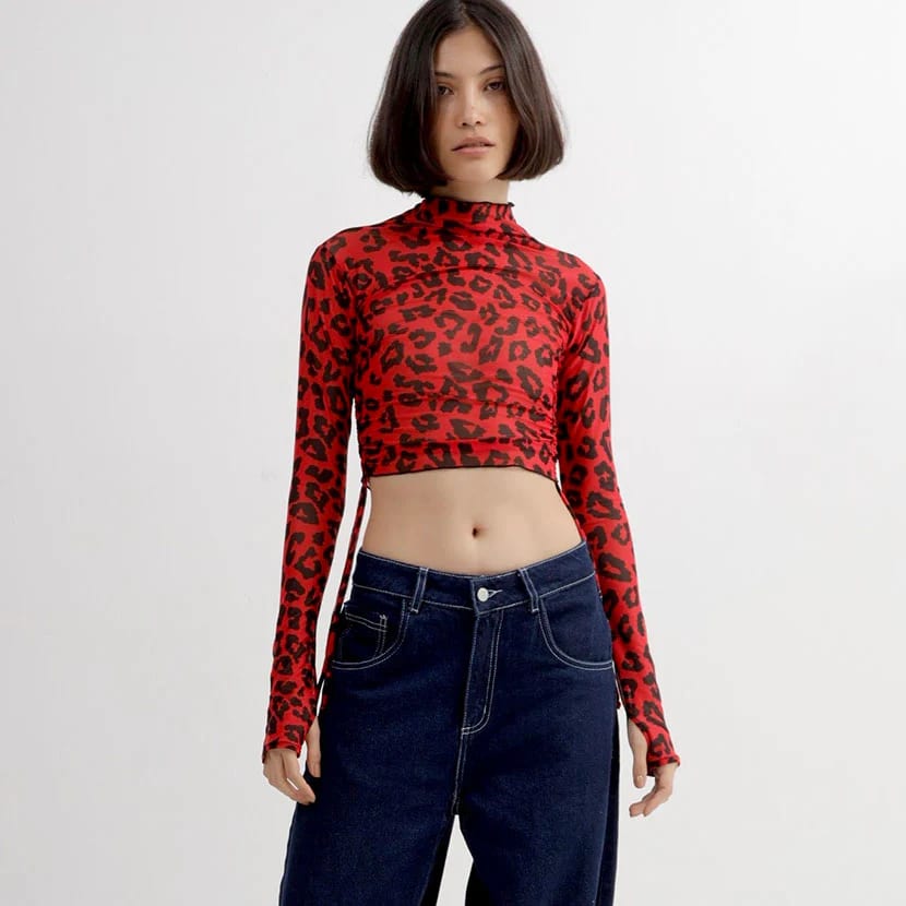 JANE LEOPARD MESH - imagen 11