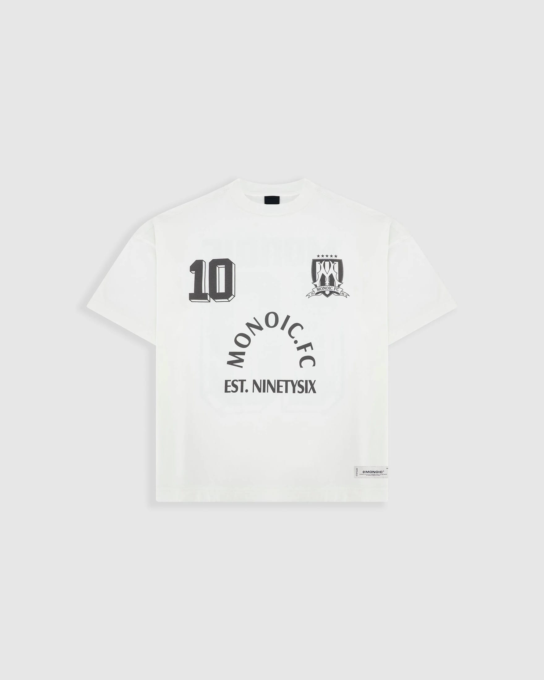 Camiseta Boxy Fit Ninetysix - Off White - imagen 1
