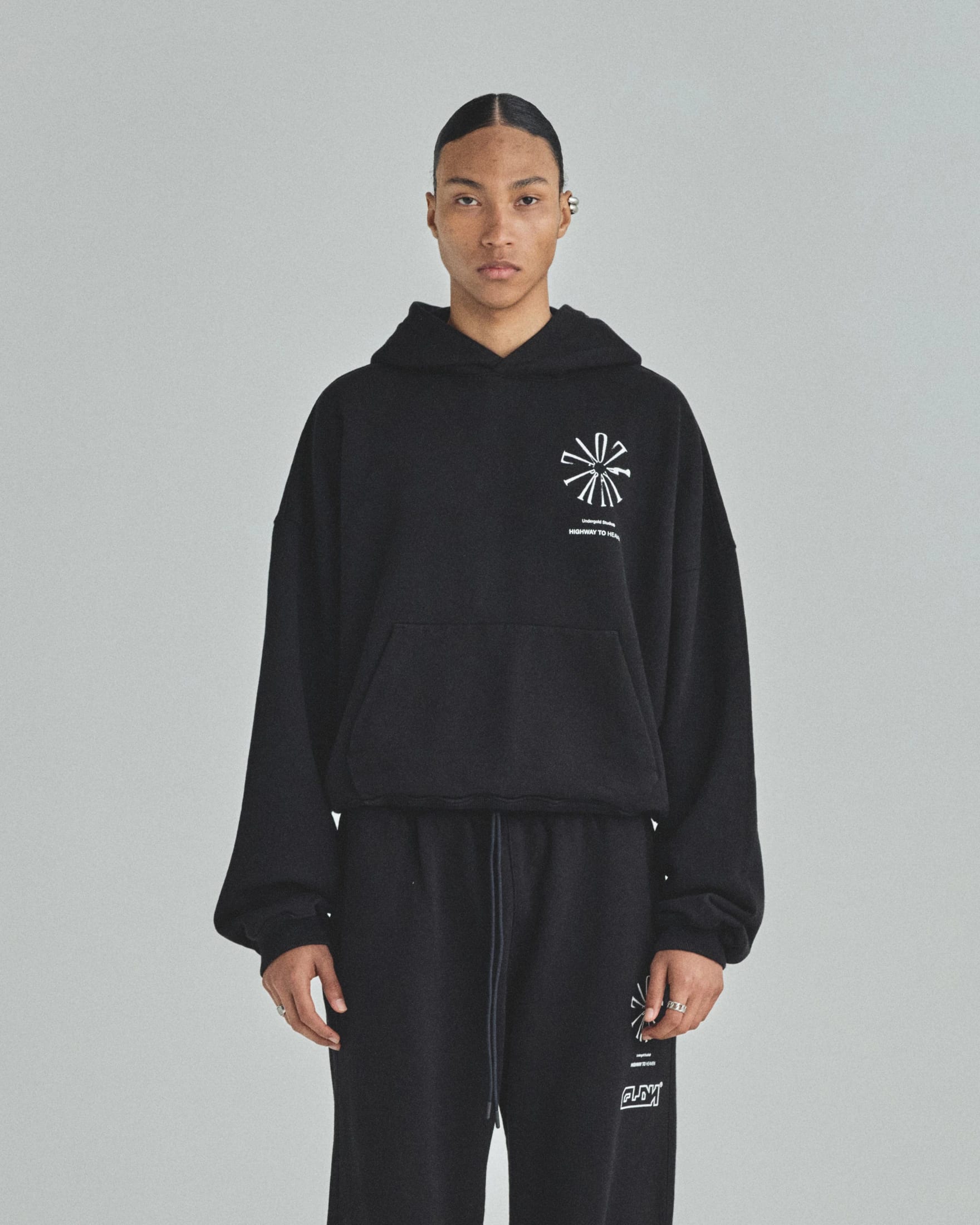 Spring Pray 4 Love Boxy Fit Hoodie Black - imagen 2