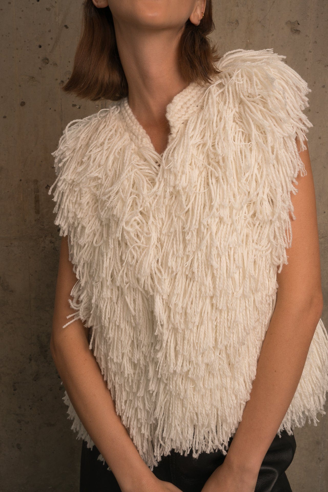 MOLA STITCHED KNIT VEST - imagen 2