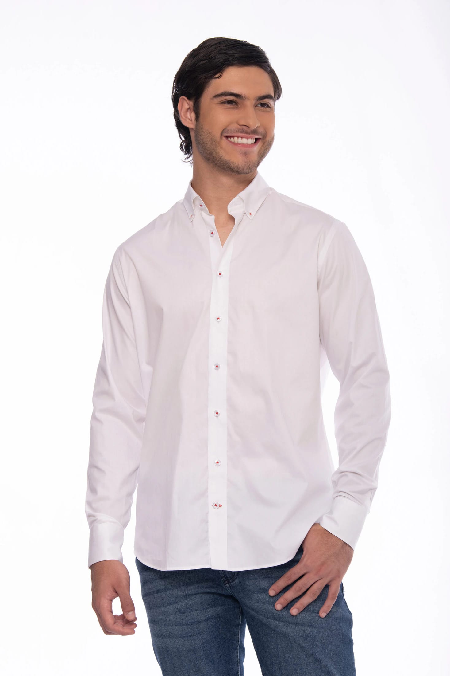 Camisa Algodón Blanco - imagen 1