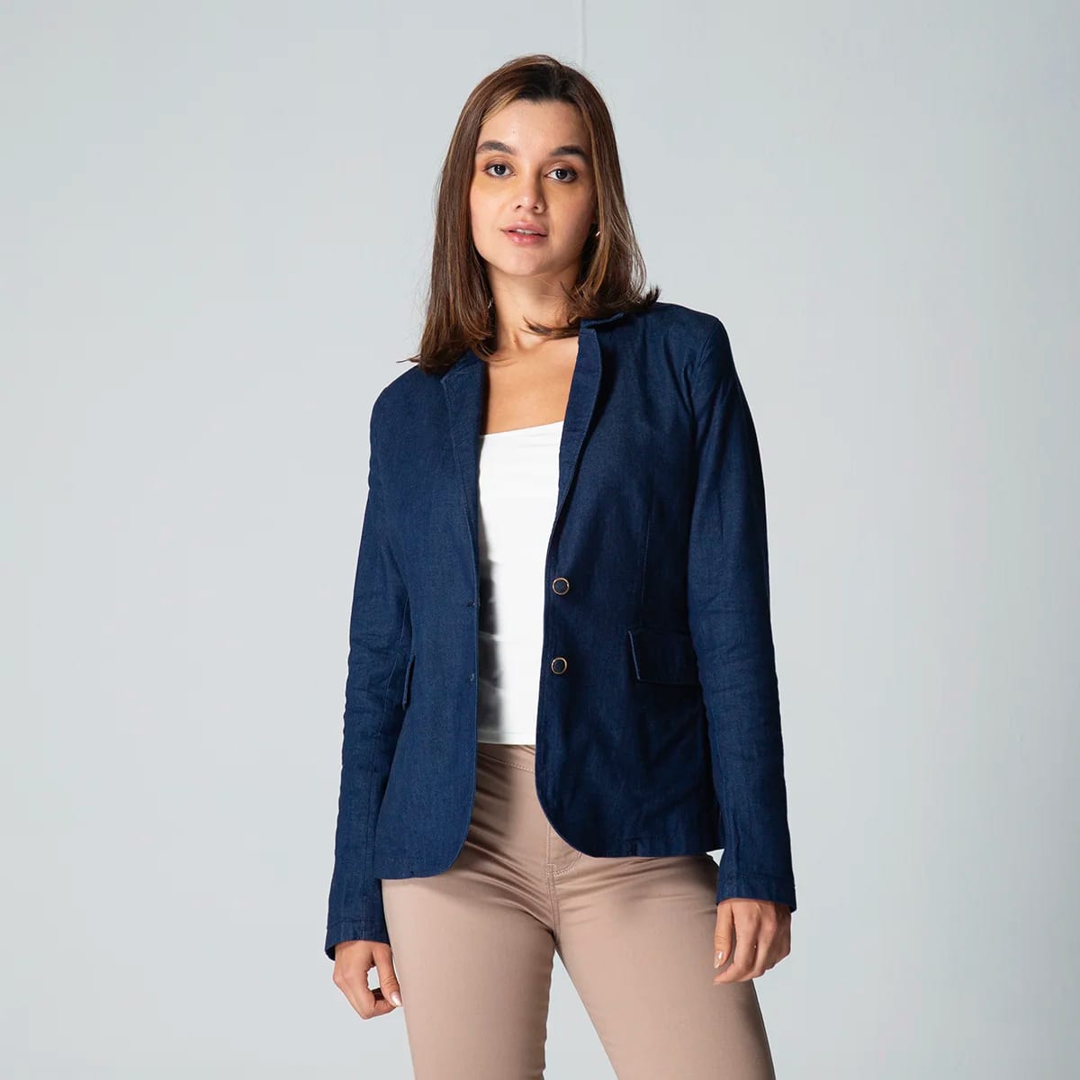 Blazer Casual Denim Slim Blz - imagen 10