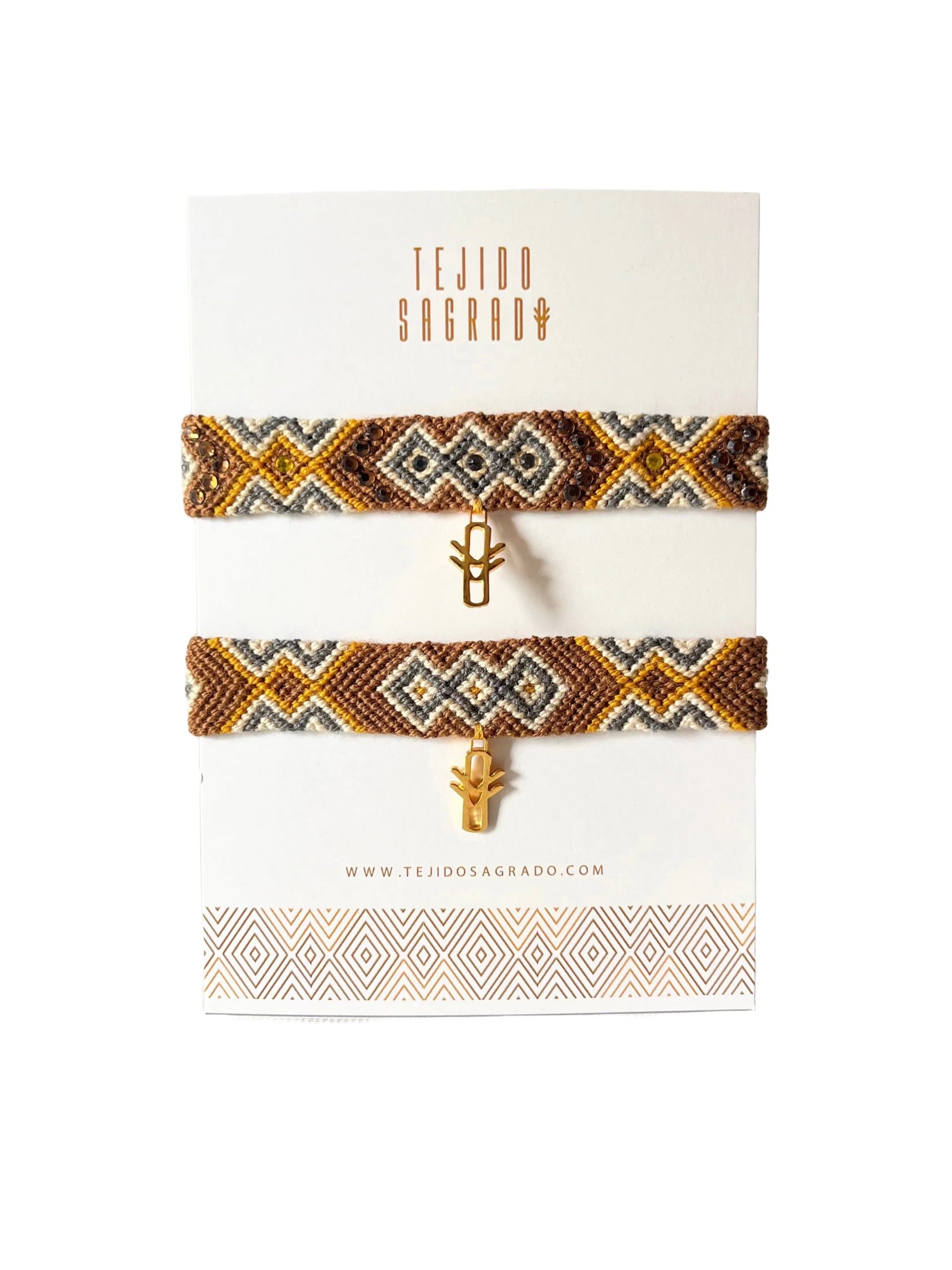 Brown Duo Bracelets - imagen 2