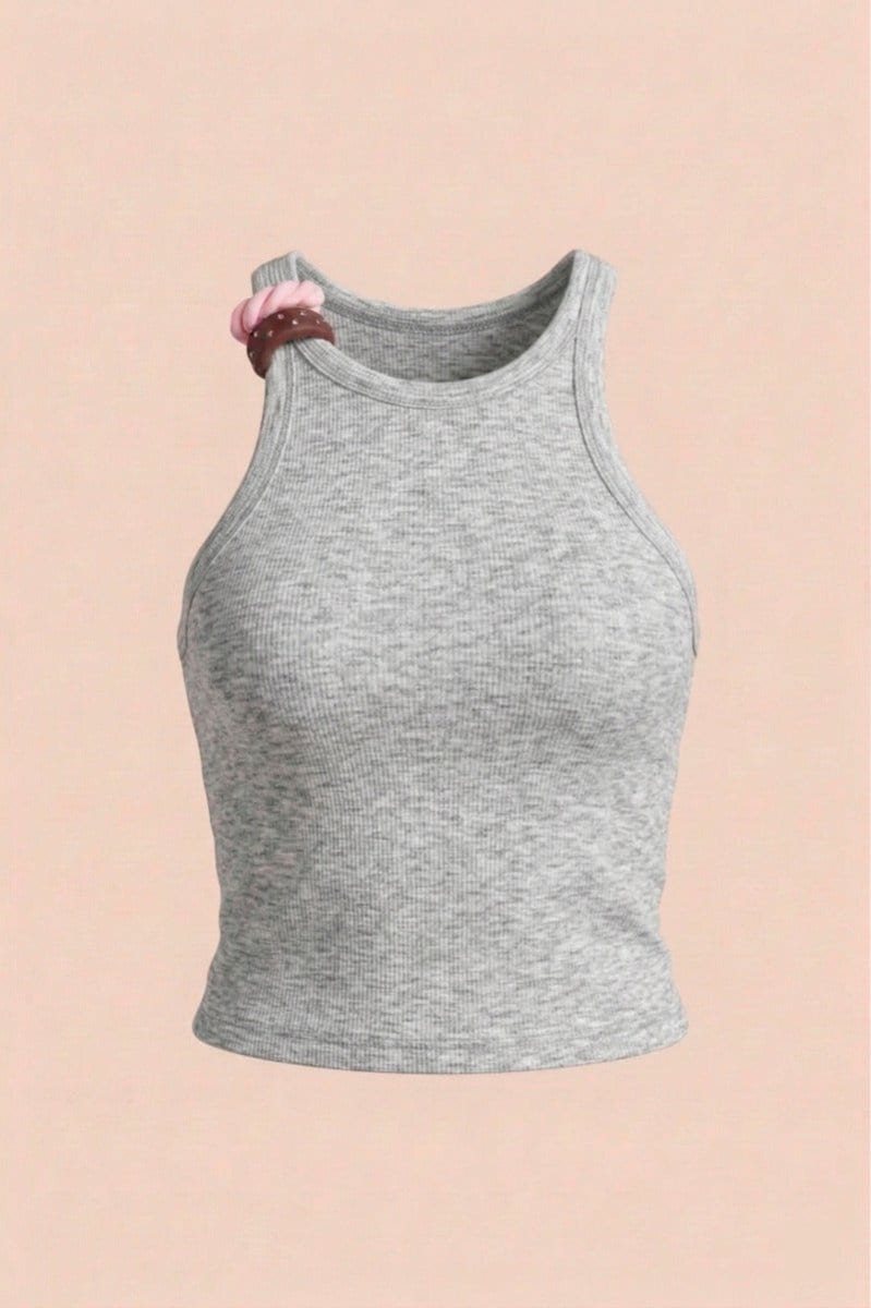 Tank Top Esqueleto - Gris Jaspe - imagen 4