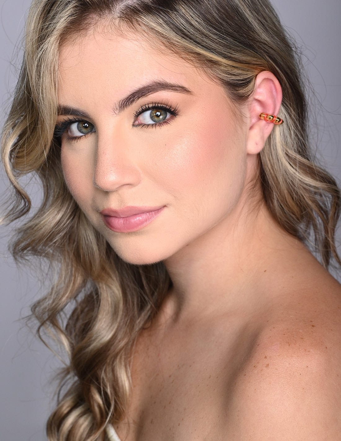 Ear Cuff Cloud Naranja - imagen 6