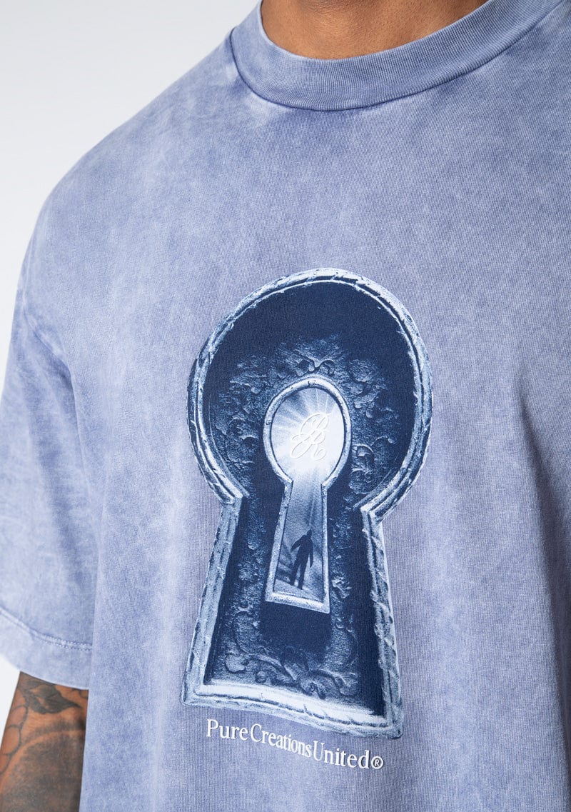 Dopamine blue keyhole t-shirt - imagen 6