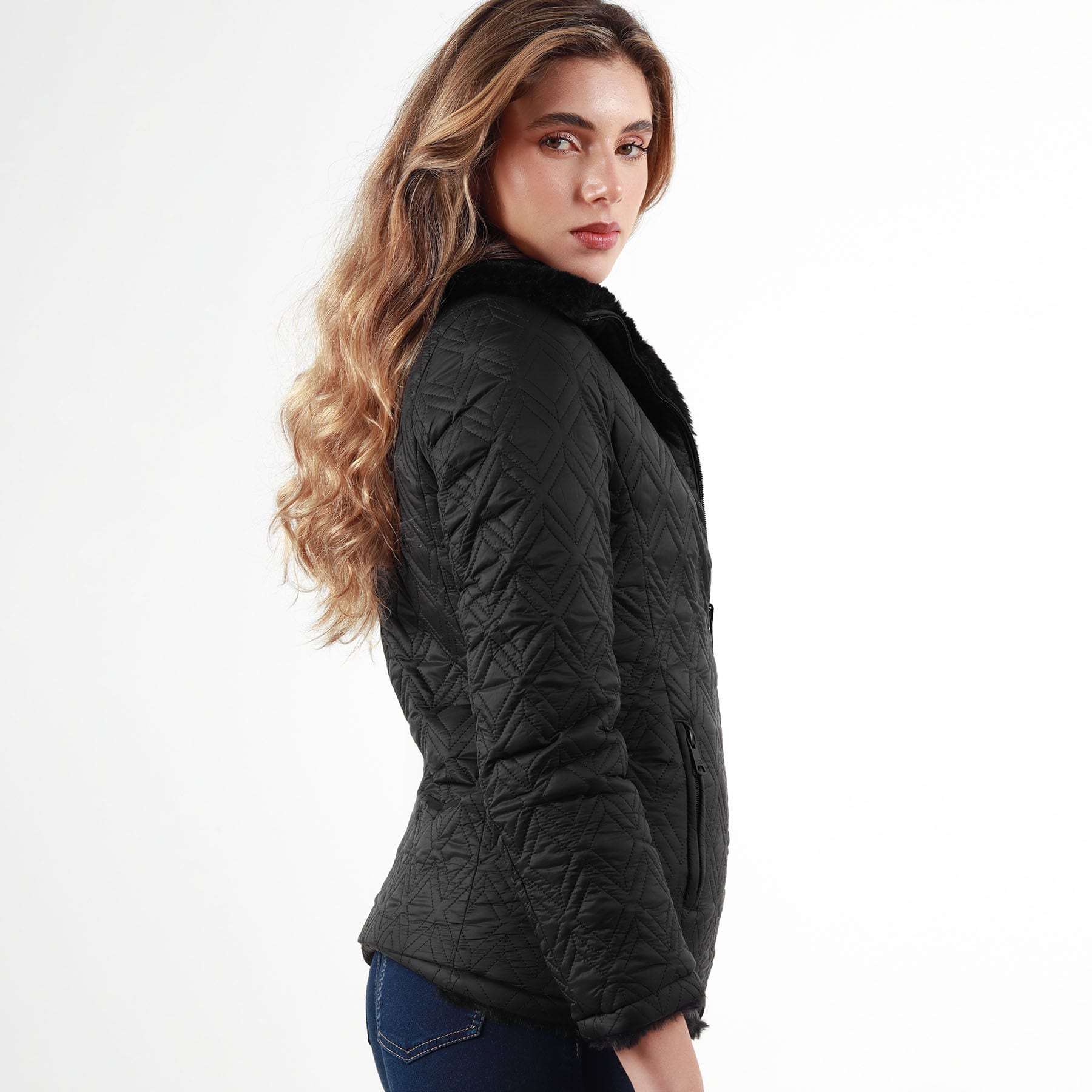 Chaqueta Doble faz Acolchada Suave - imagen 12