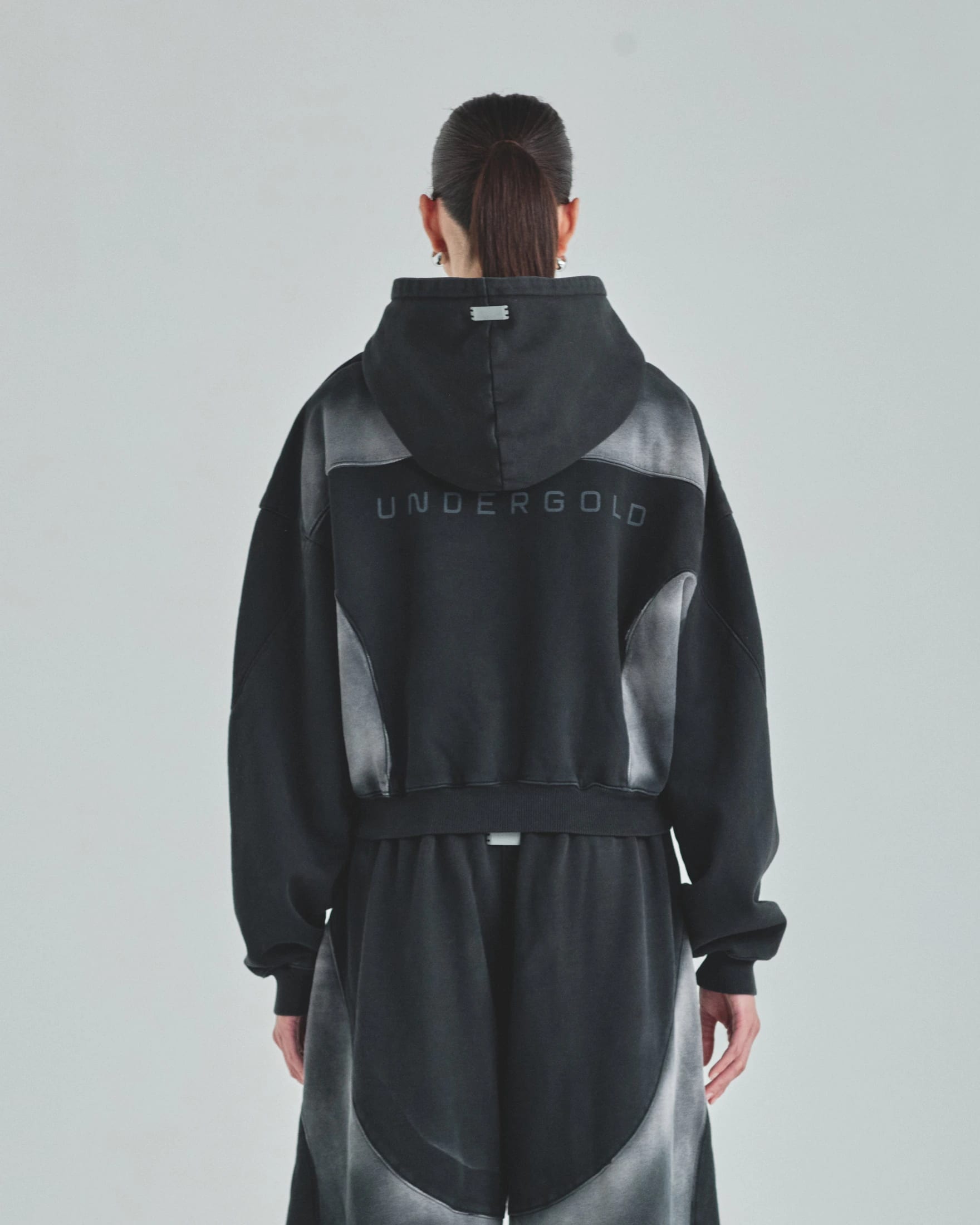 W Act 1 UG Boxy Fit Hoodie Sandblast Black - imagen 7