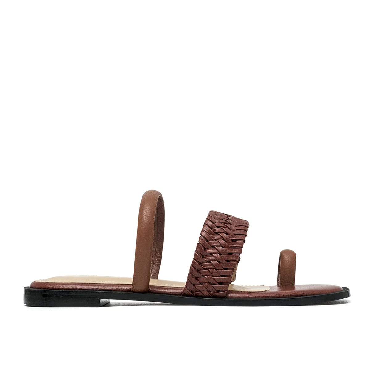 ALLEGRA COGNAC SANDALS - imagen 1
