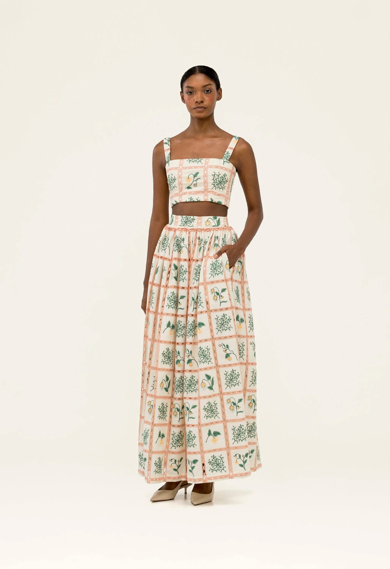 Tangelo Uchuva Maxi Skirt - imagen 3