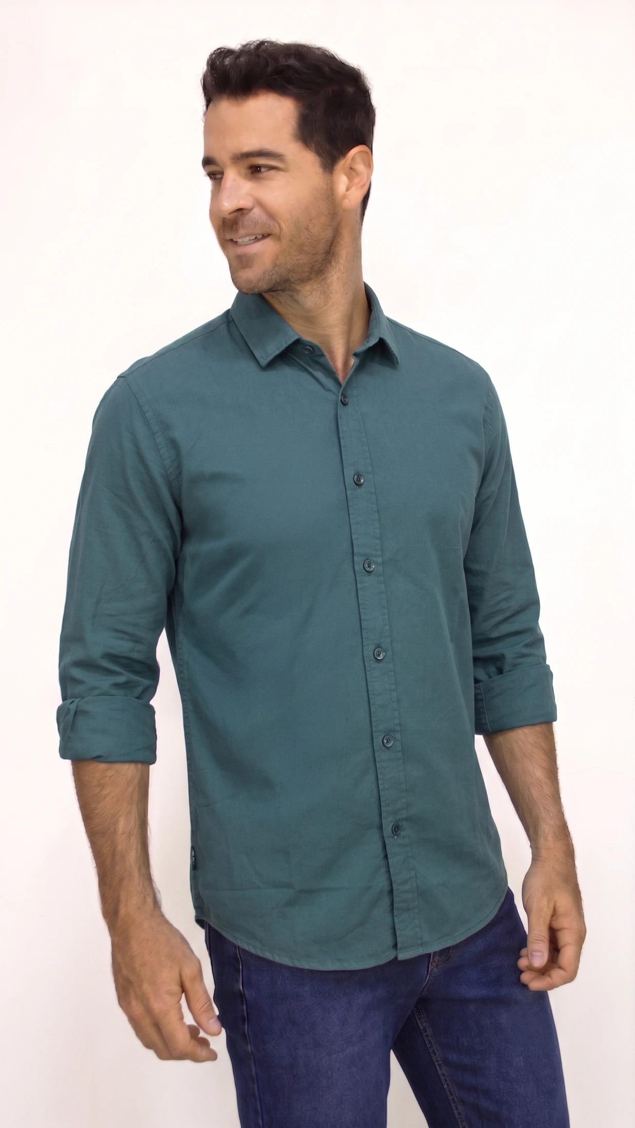 CAMISA MANGA LARGA OXFORD PARA HOMBRE - imagen 1