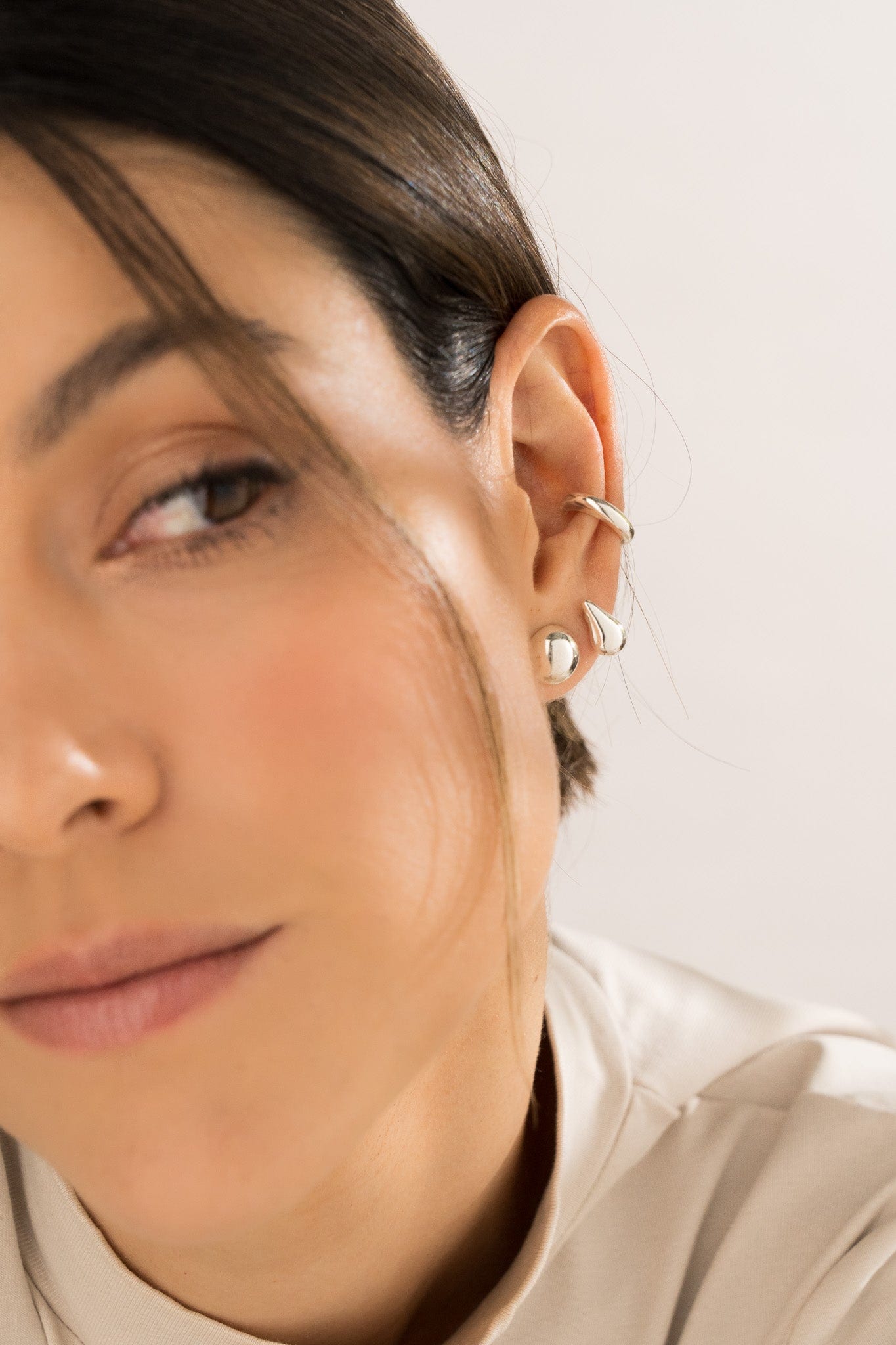 Set X3 Aretes Gotas Y Bolas - imagen 5