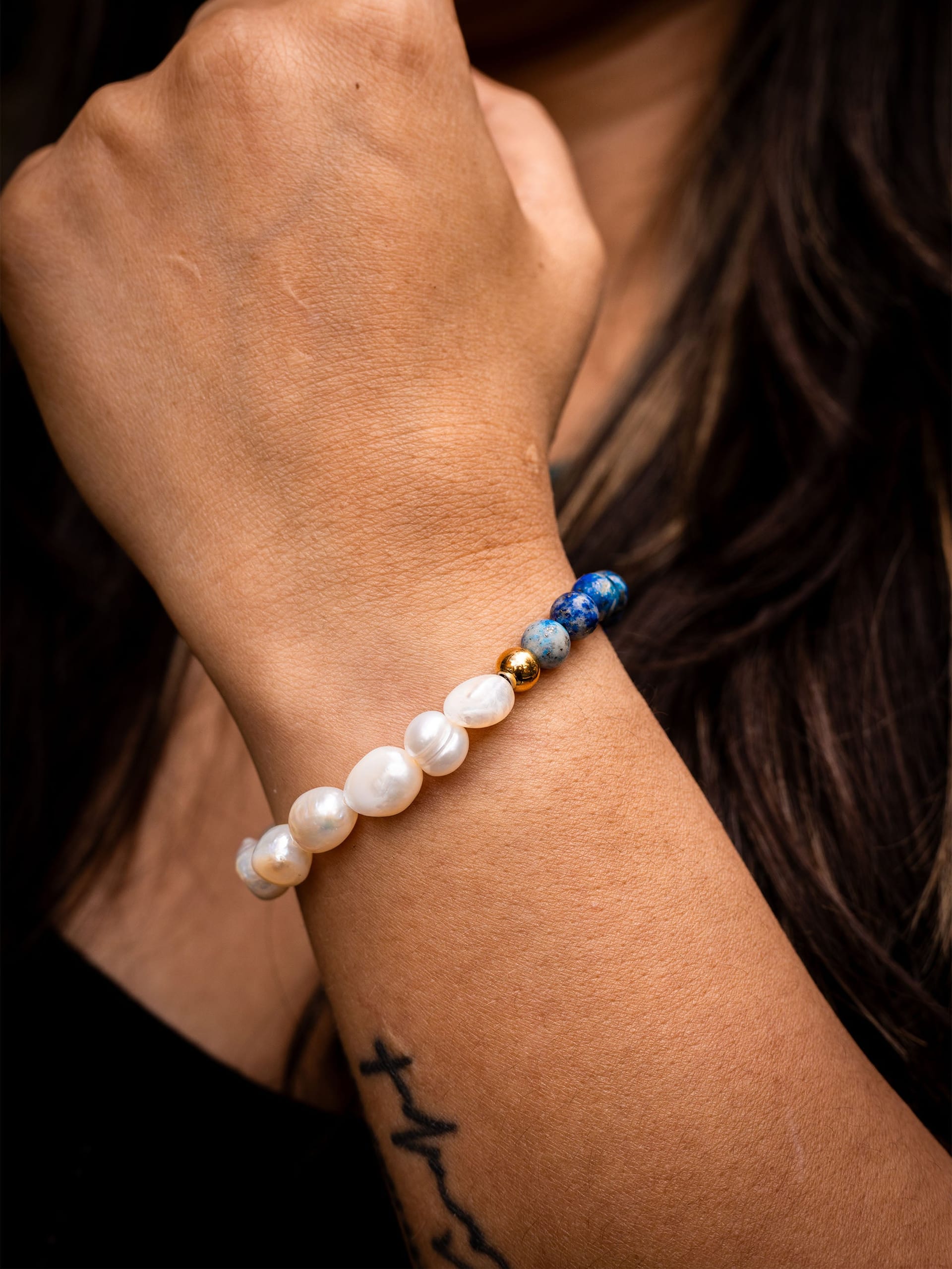 Brazalete Perla de Rio & Lapislázuli - imagen 2
