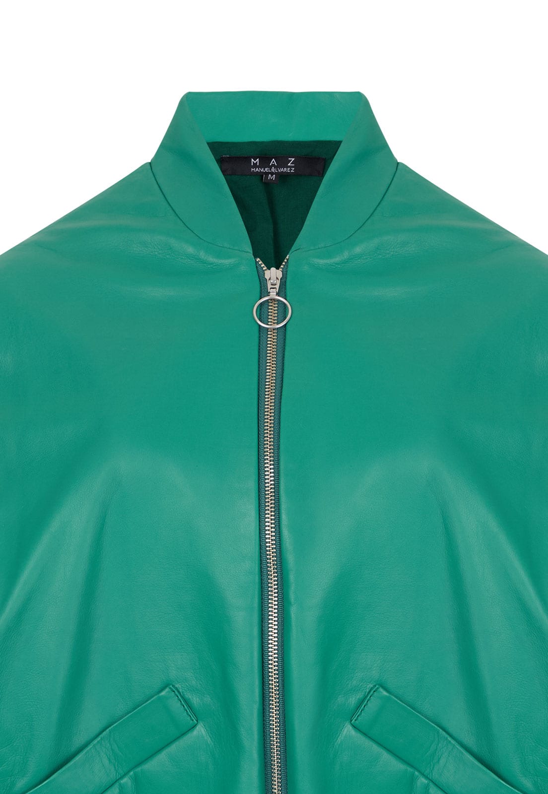 BOMBER LEATHER JACKET - imagen 5