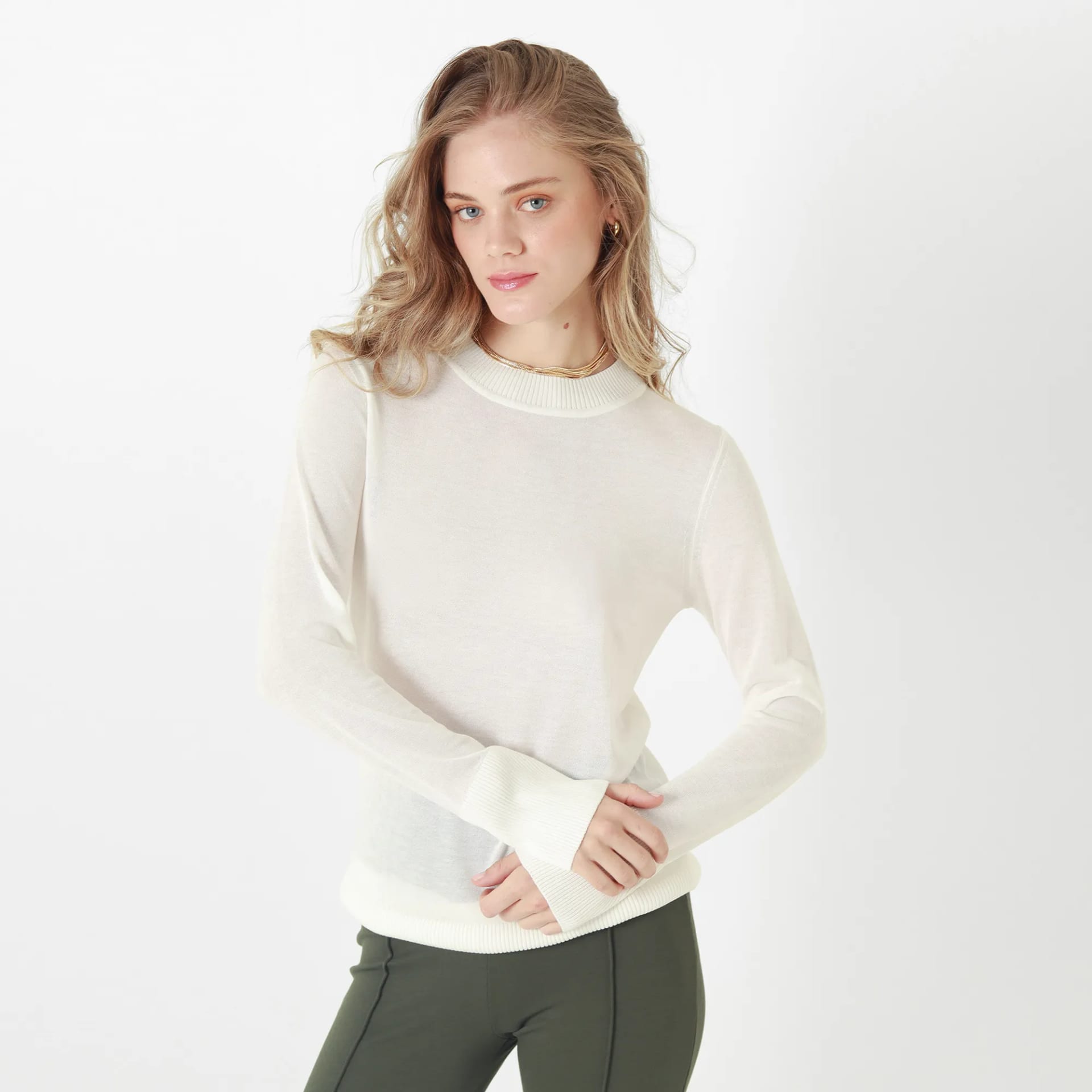 Sweater Cuello Alto Manga Larga - imagen 8