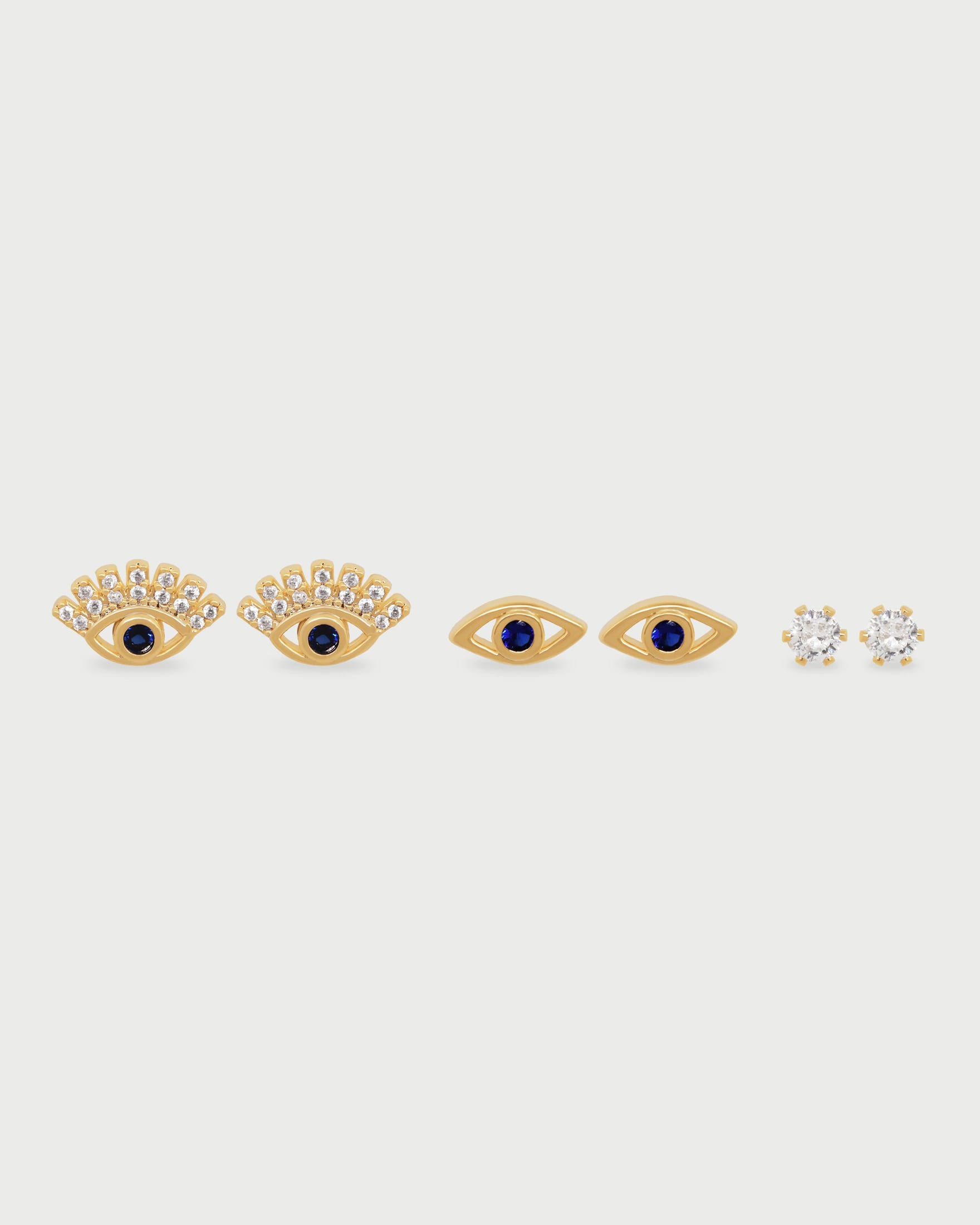 Set X3 Aretes Ojo Turco - imagen 3