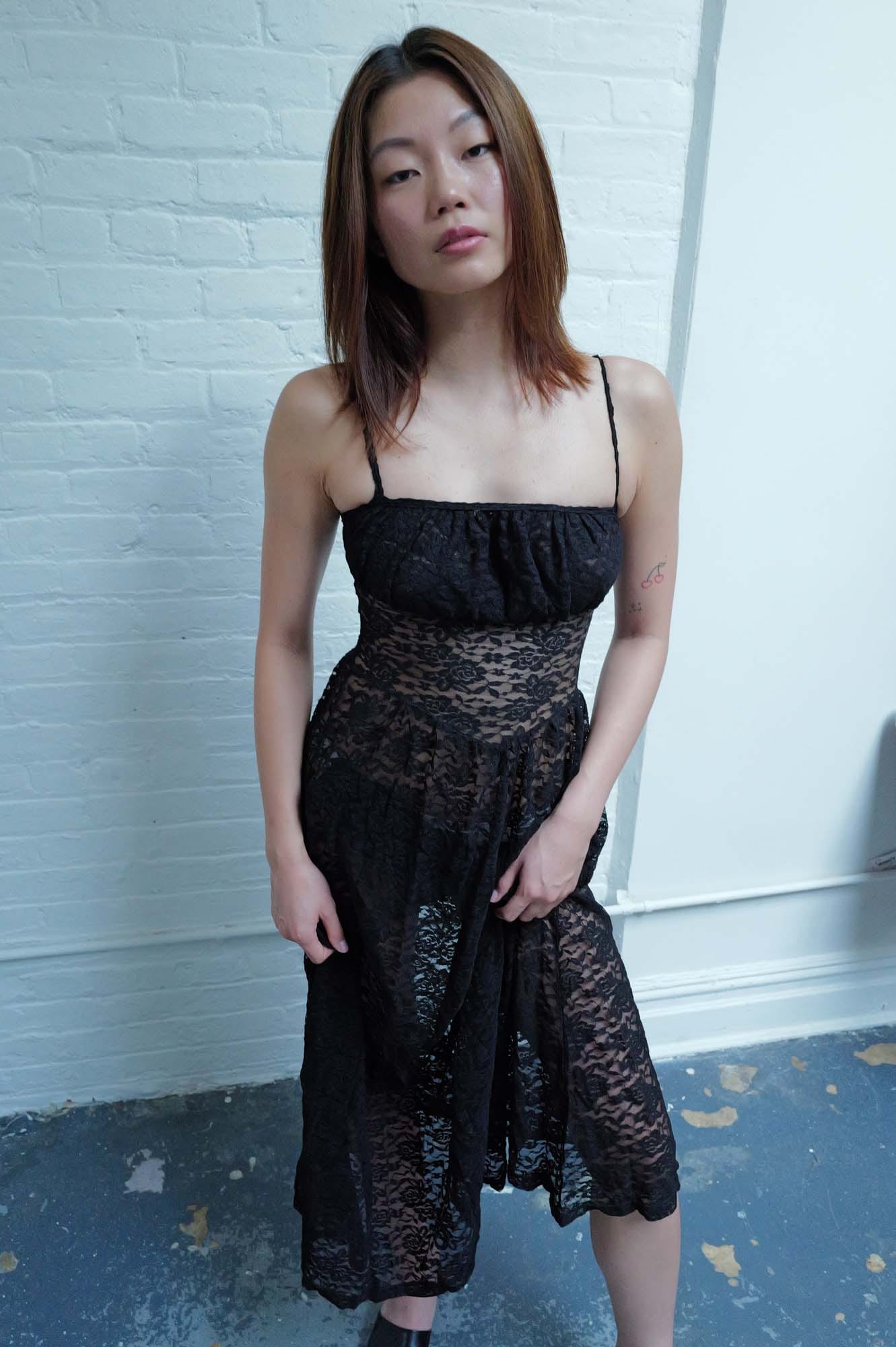 ARIELLE BLACK DRESS - imagen 10