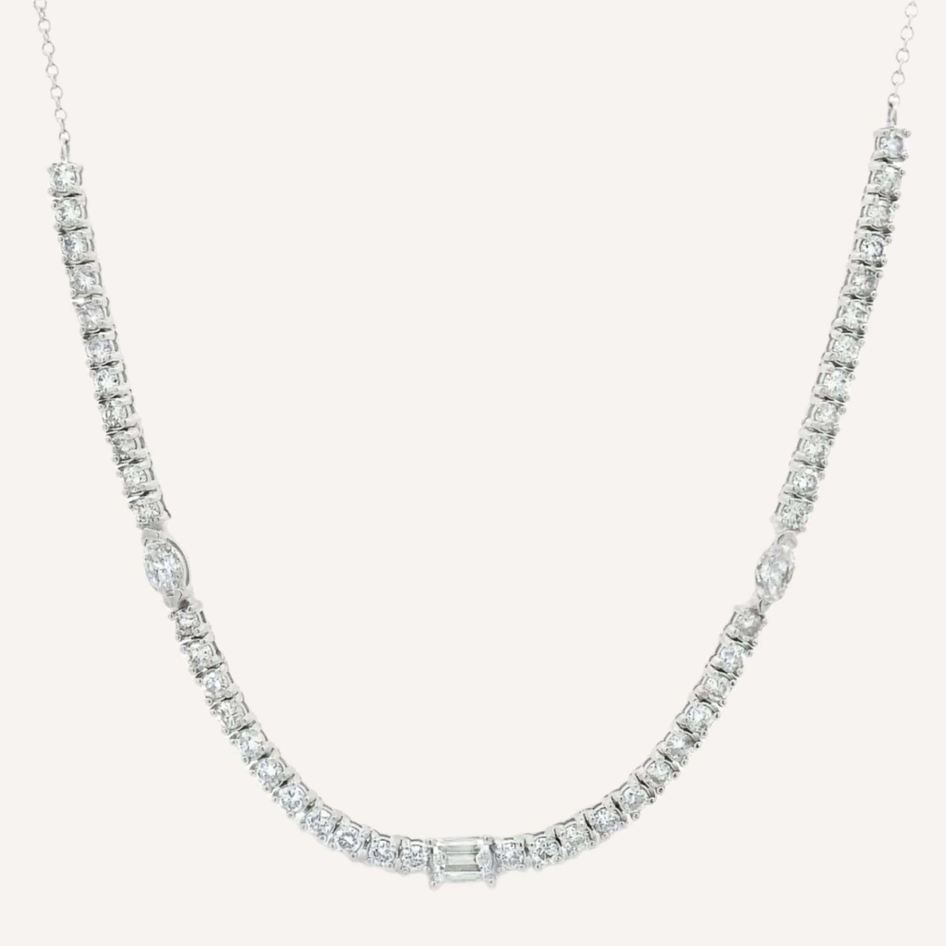 Cadena Tennis fancy 14k - imagen 4