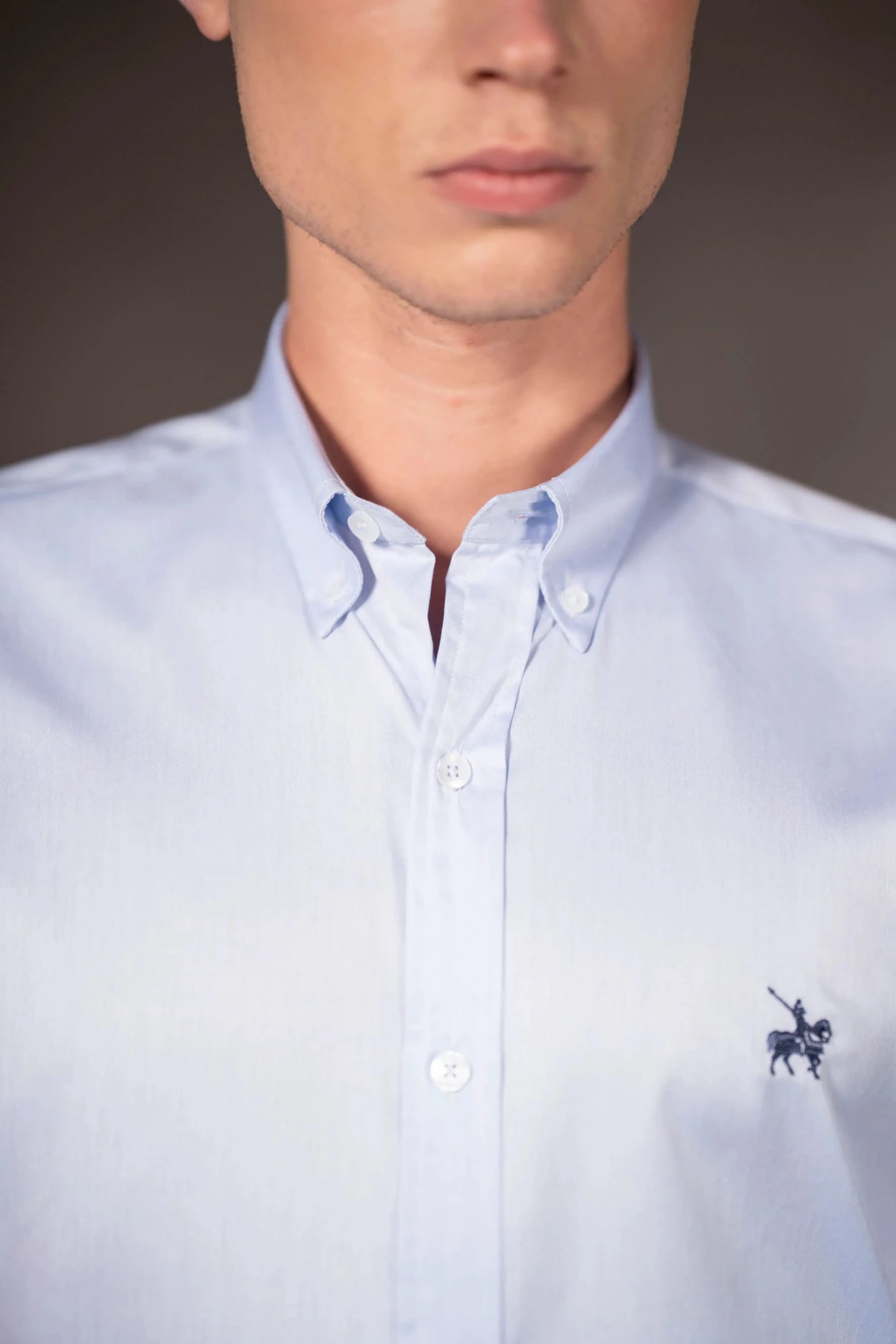 Camisa Vincenzo Hombre Azul Claro - imagen 2