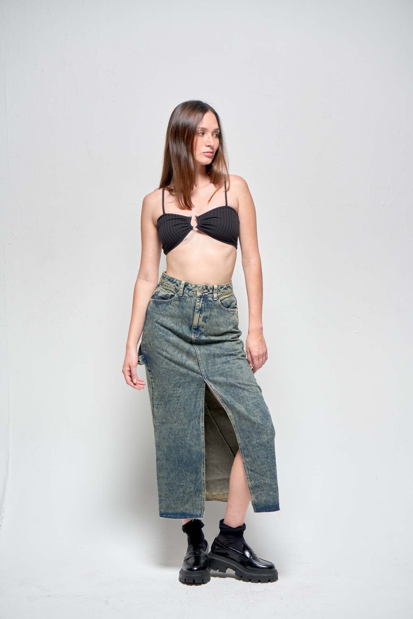 LAYLA DENIM SKIRT - imagen 12