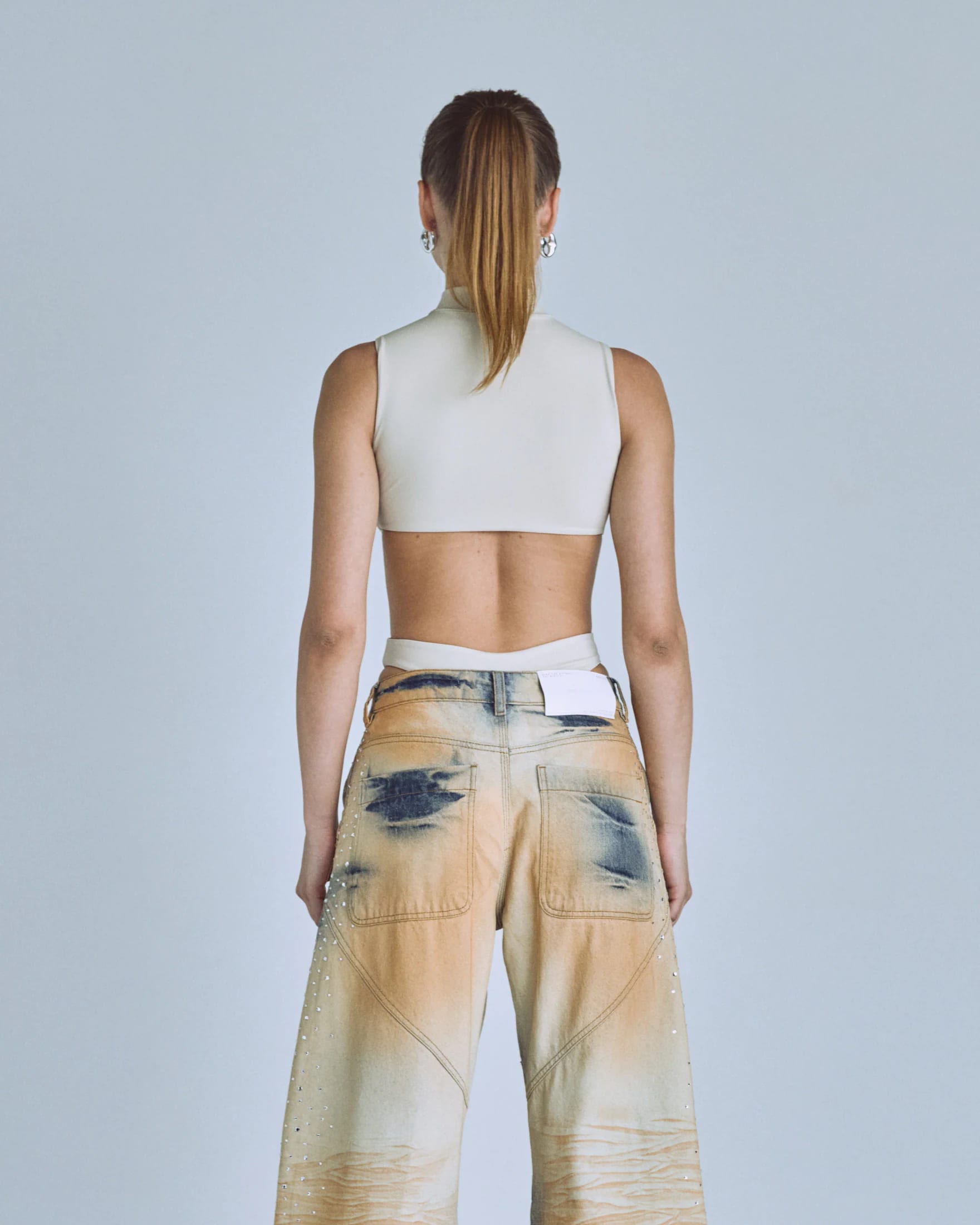 Basics Underboob Bodysuit Cream - imagen 14