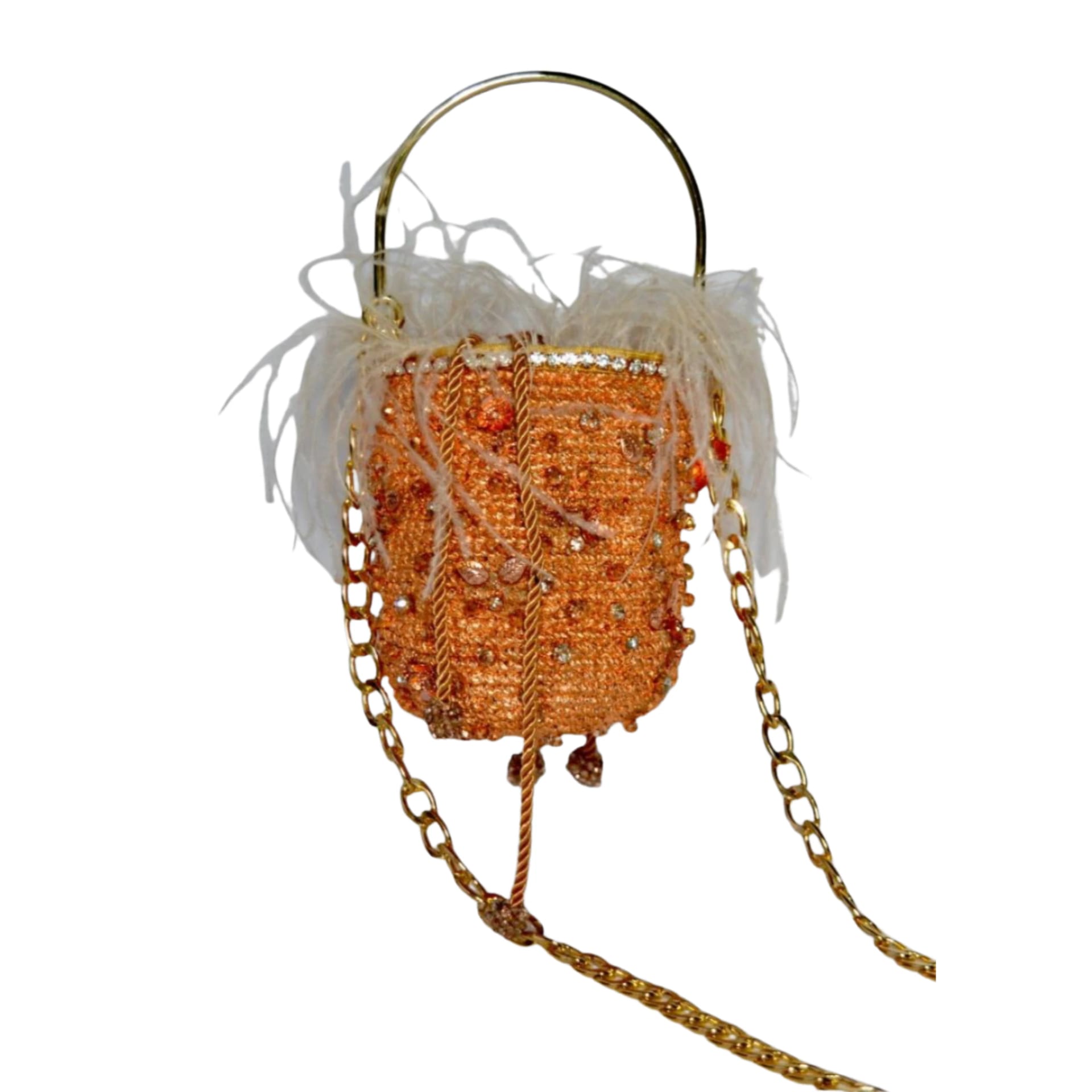 Rose Gold Minaudière Bag - imagen 2