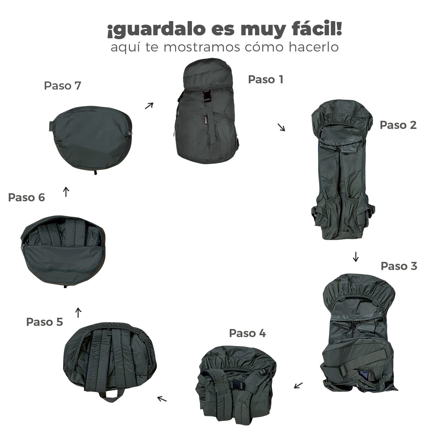 Morral Viajero ULTRA Plegable Estampado Vida Citybags Multicolor - imagen 9