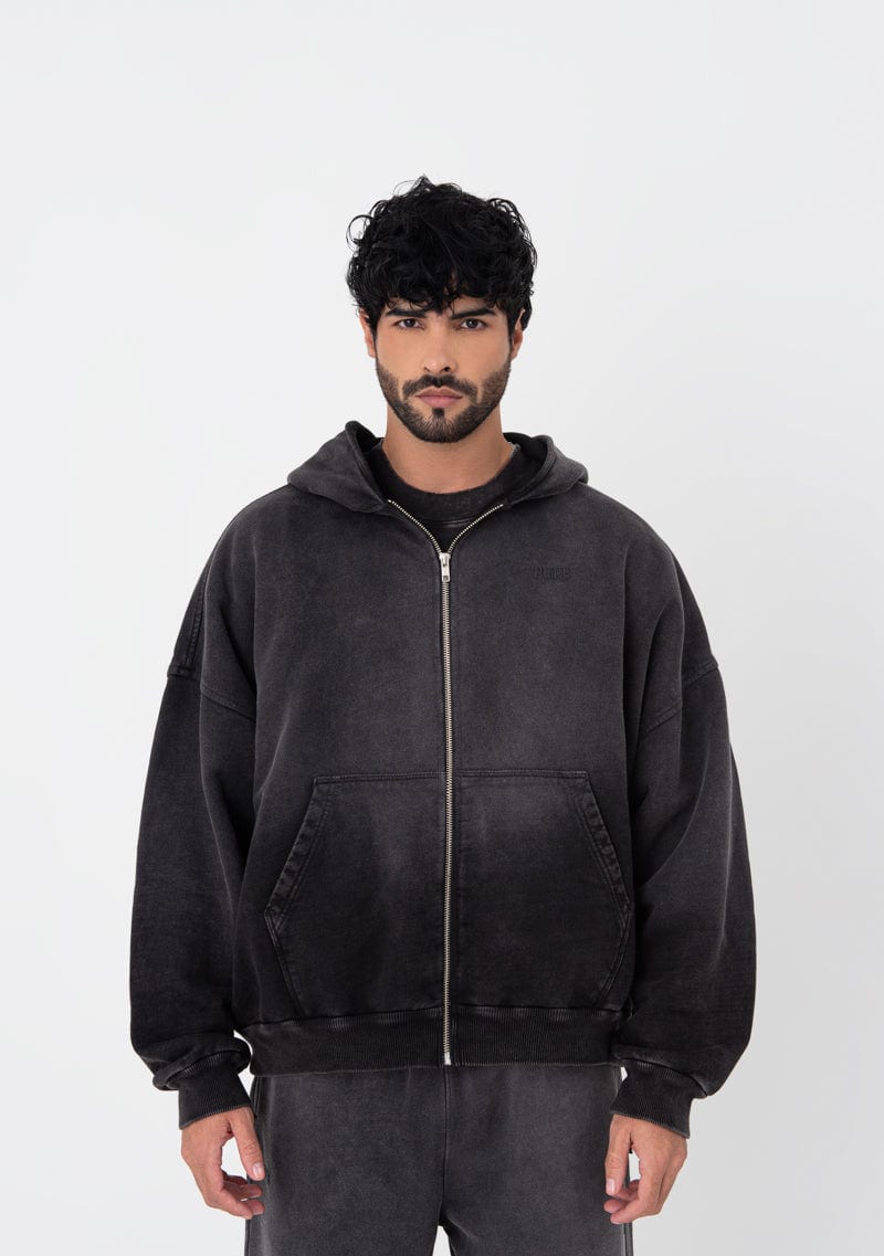 Atelier Grey washed Hoodie - imagen 2