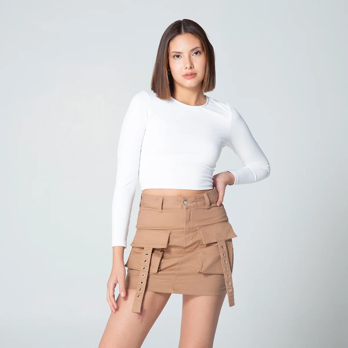 Blusa Crop Top Slim Miki - imagen 3