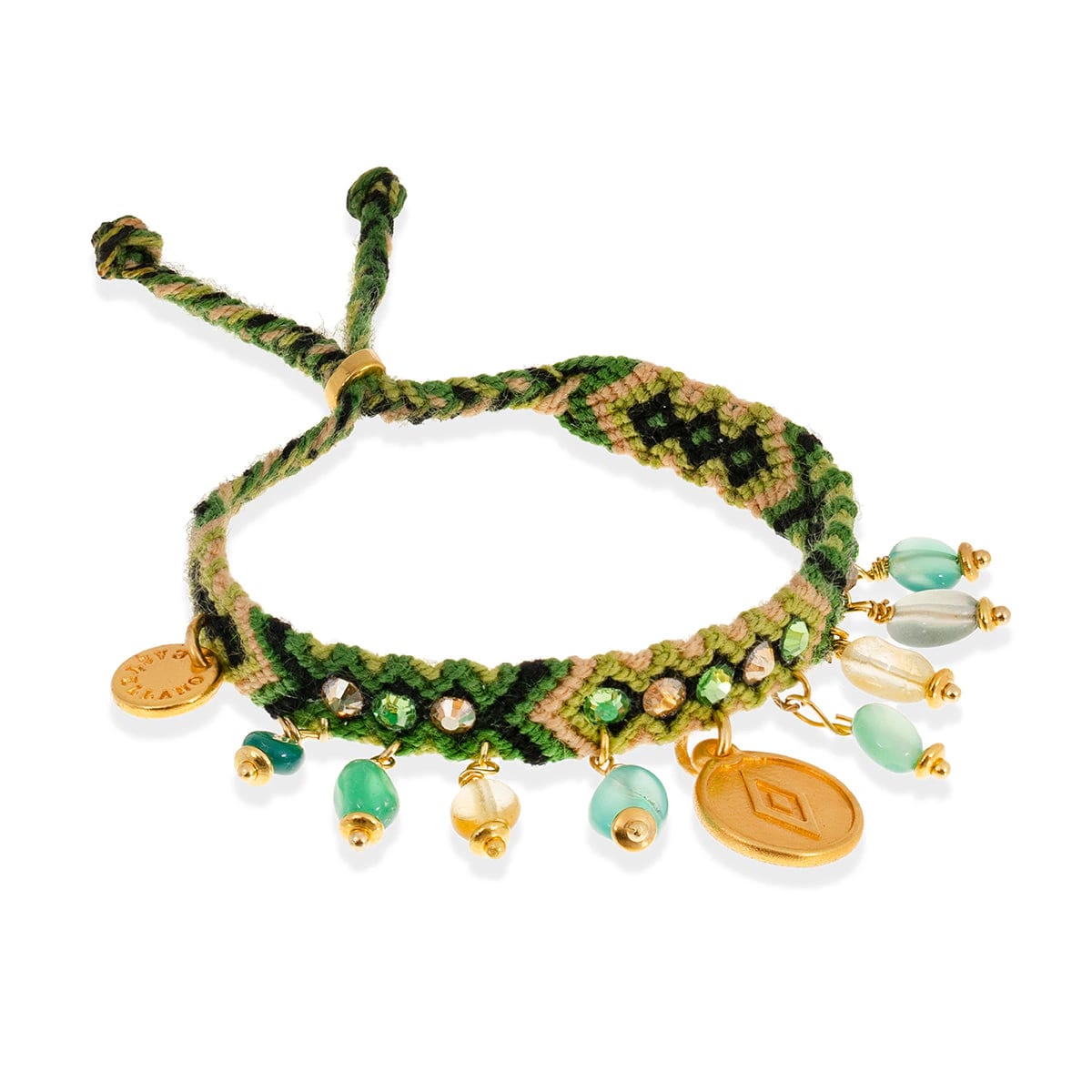 Nature green - Wayuu Set x 4 bracelets - imagen 2