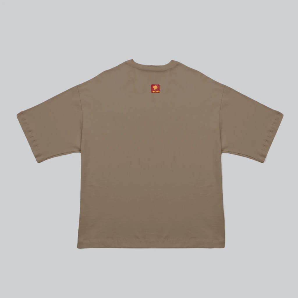 Camiseta BLOCK rojo sobre gris - imagen 2