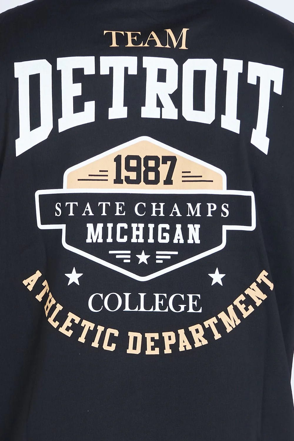 Camiseta oversize DETROIT NEGRO | DROP 03 | - imagen 2