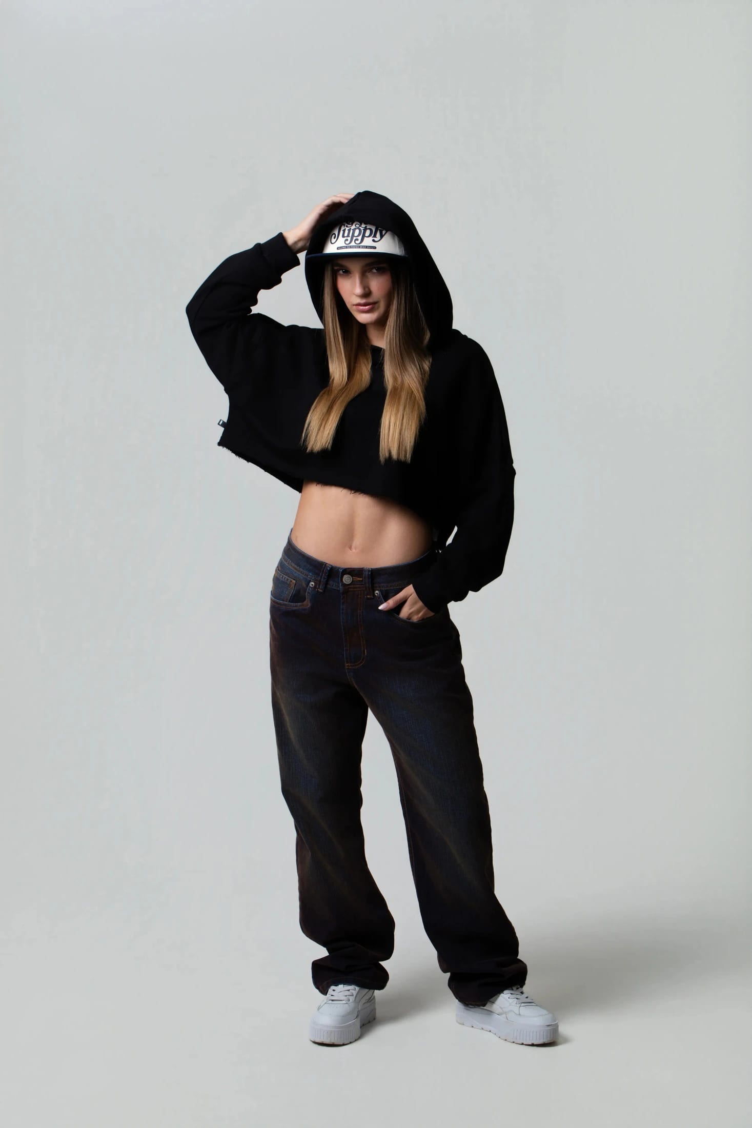 PANTALON 5 BOLSILLOS COLOR AZUL INDIGO - imagen 4