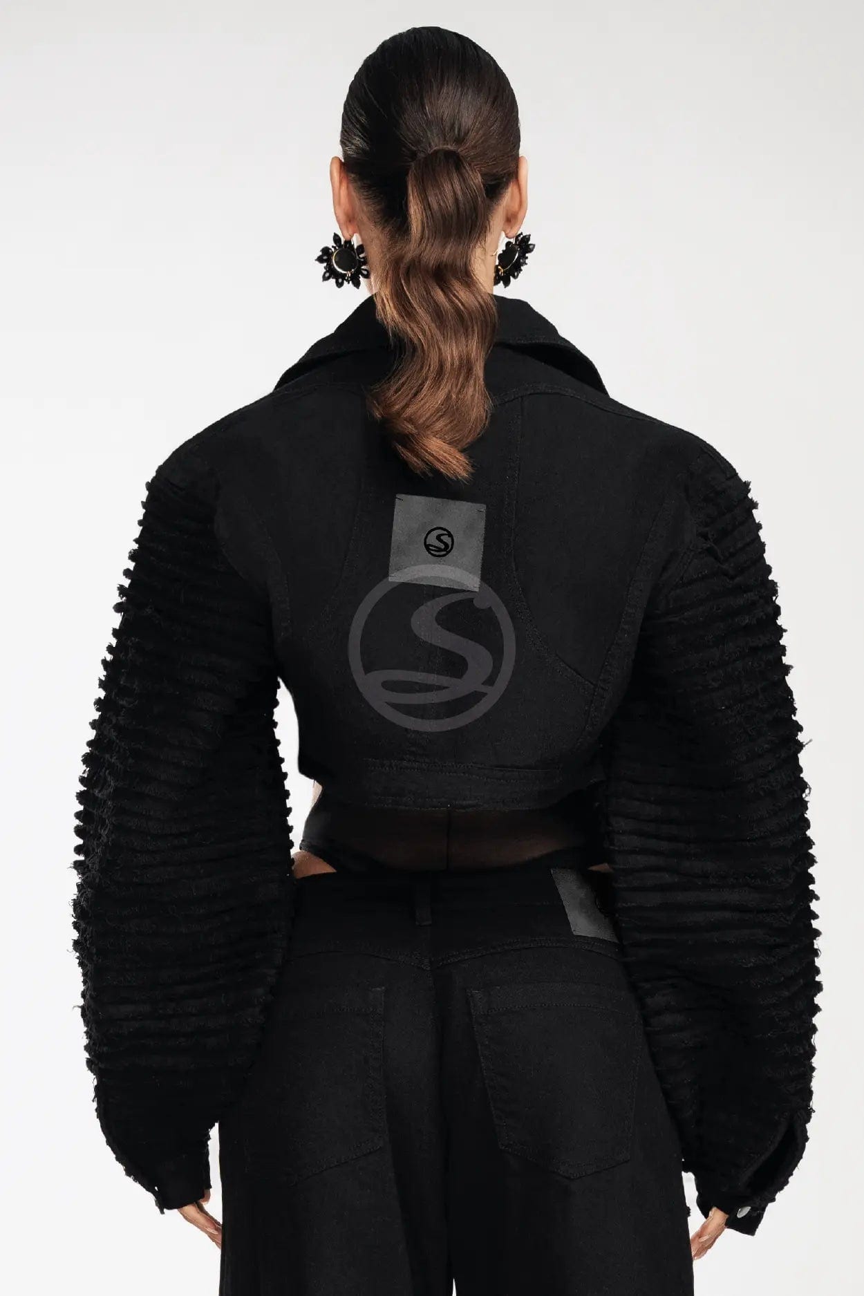 Chaqueta Mandato Negra Santísimas Ref. S-673 - imagen 2