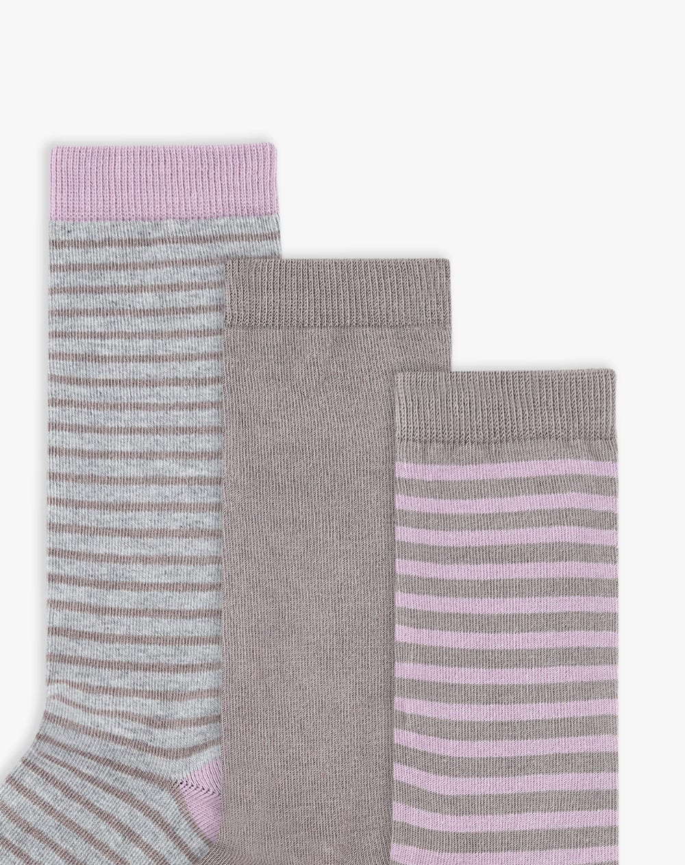 Medias mujer largas pack x3 surtido - imagen 2