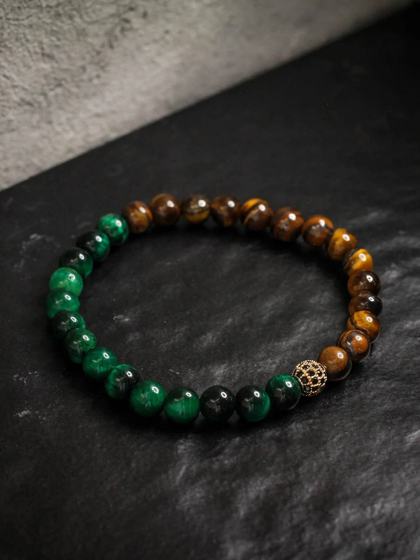 Brazalete Ojo de Tigre Mixto 6mm - imagen 3