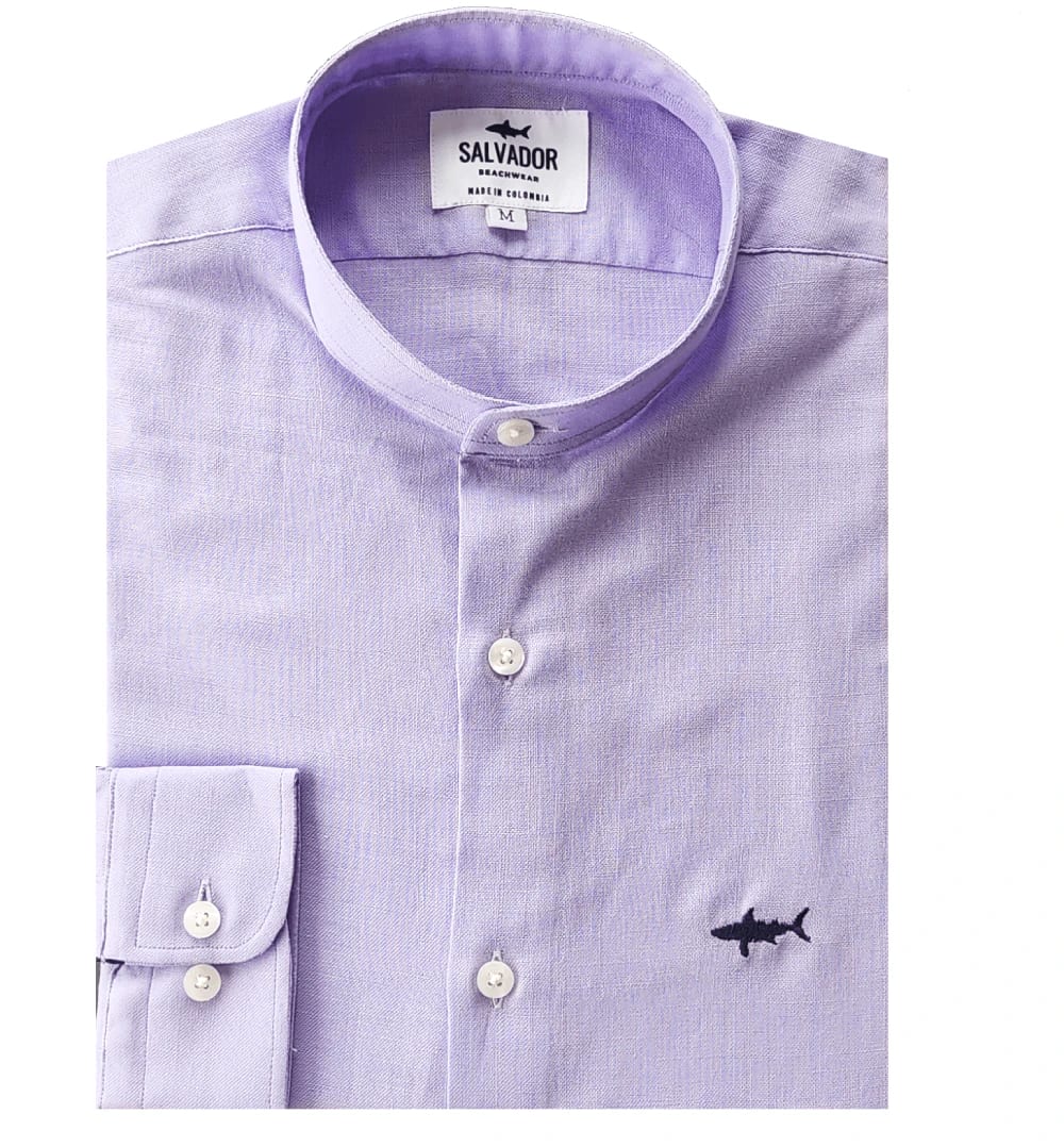 CAMISA NERU SALVADOR LILA - imagen 1