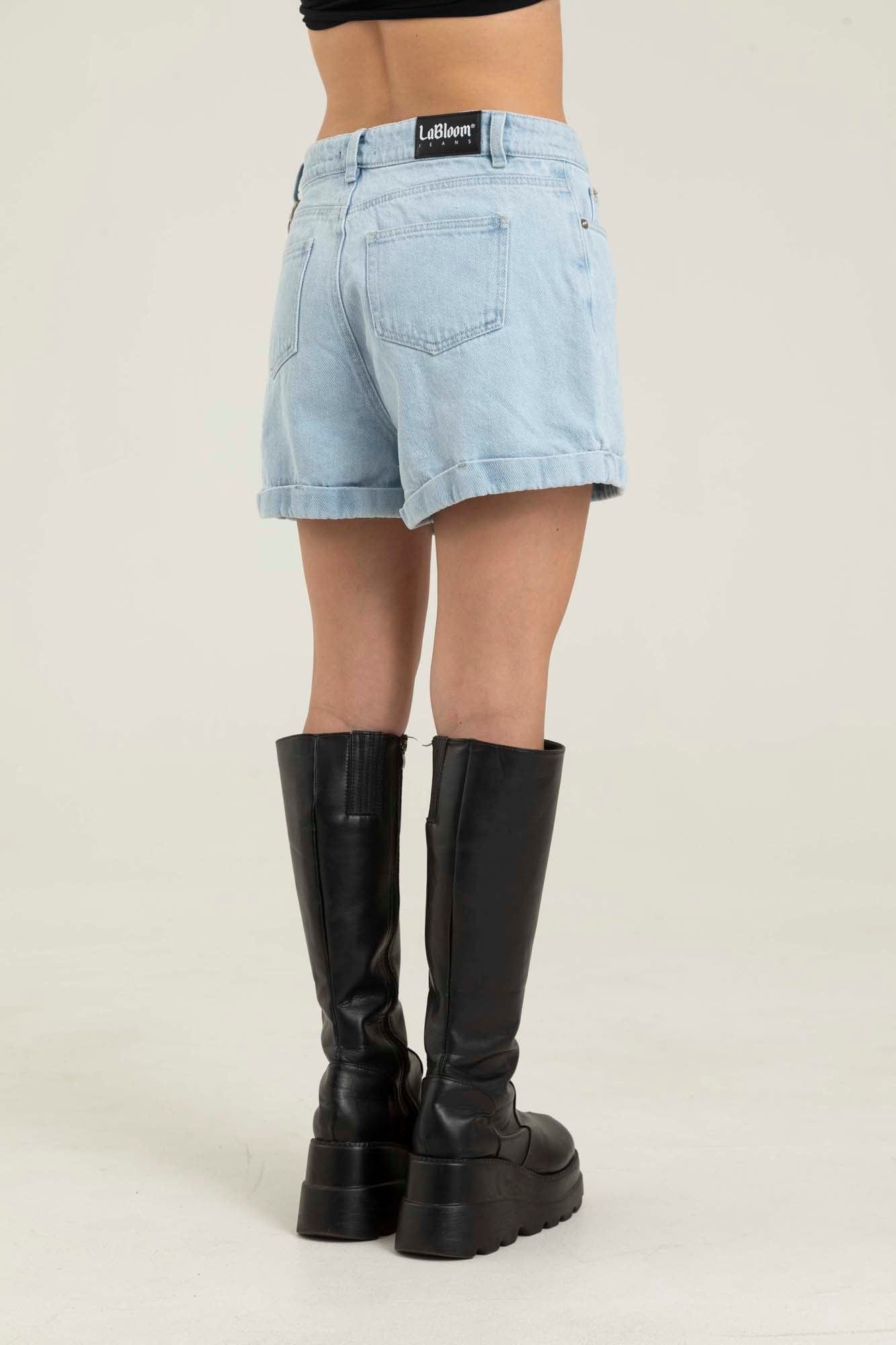 LIGHT WASH DENIM SHORT - imagen 6